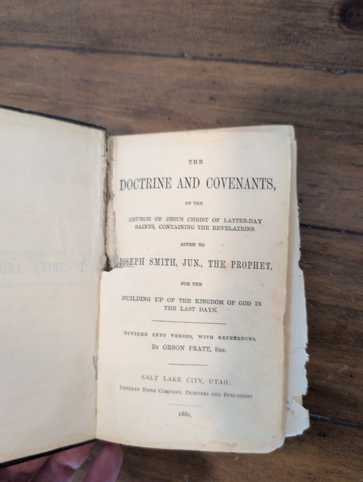 1880 Doctrine & Covenants