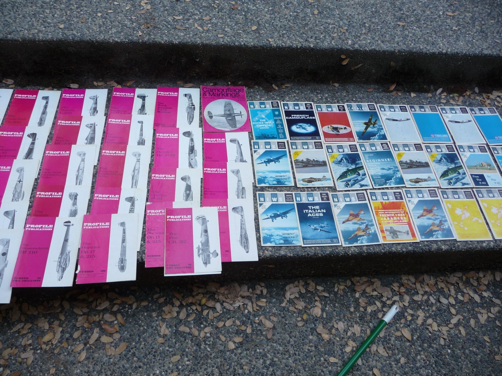 Lot of 32 Profile Publications Military Aircraft History & 24 His Air Dec News