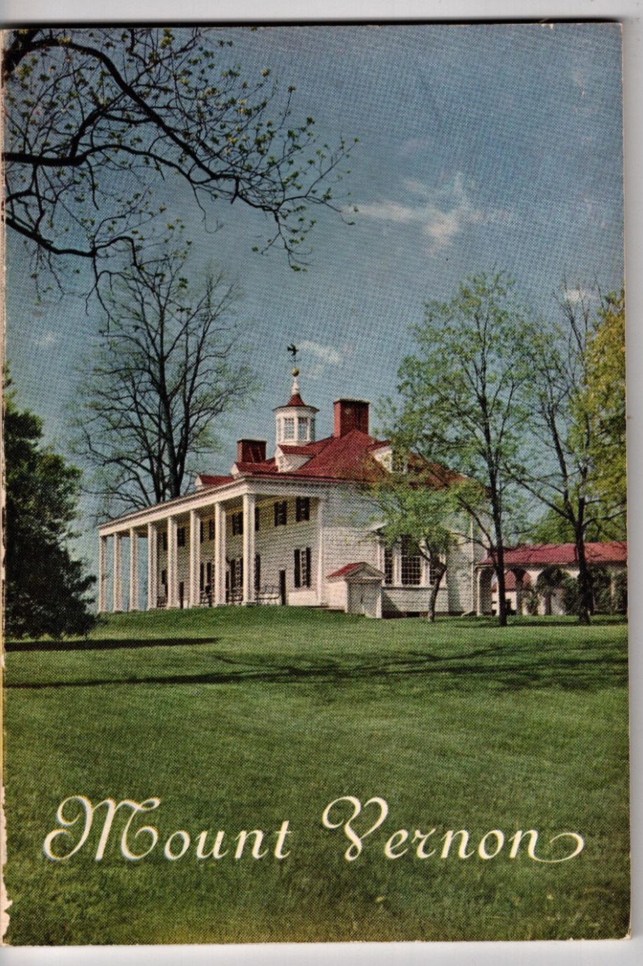 Vintage 1953 Handbook of Mount Vernon