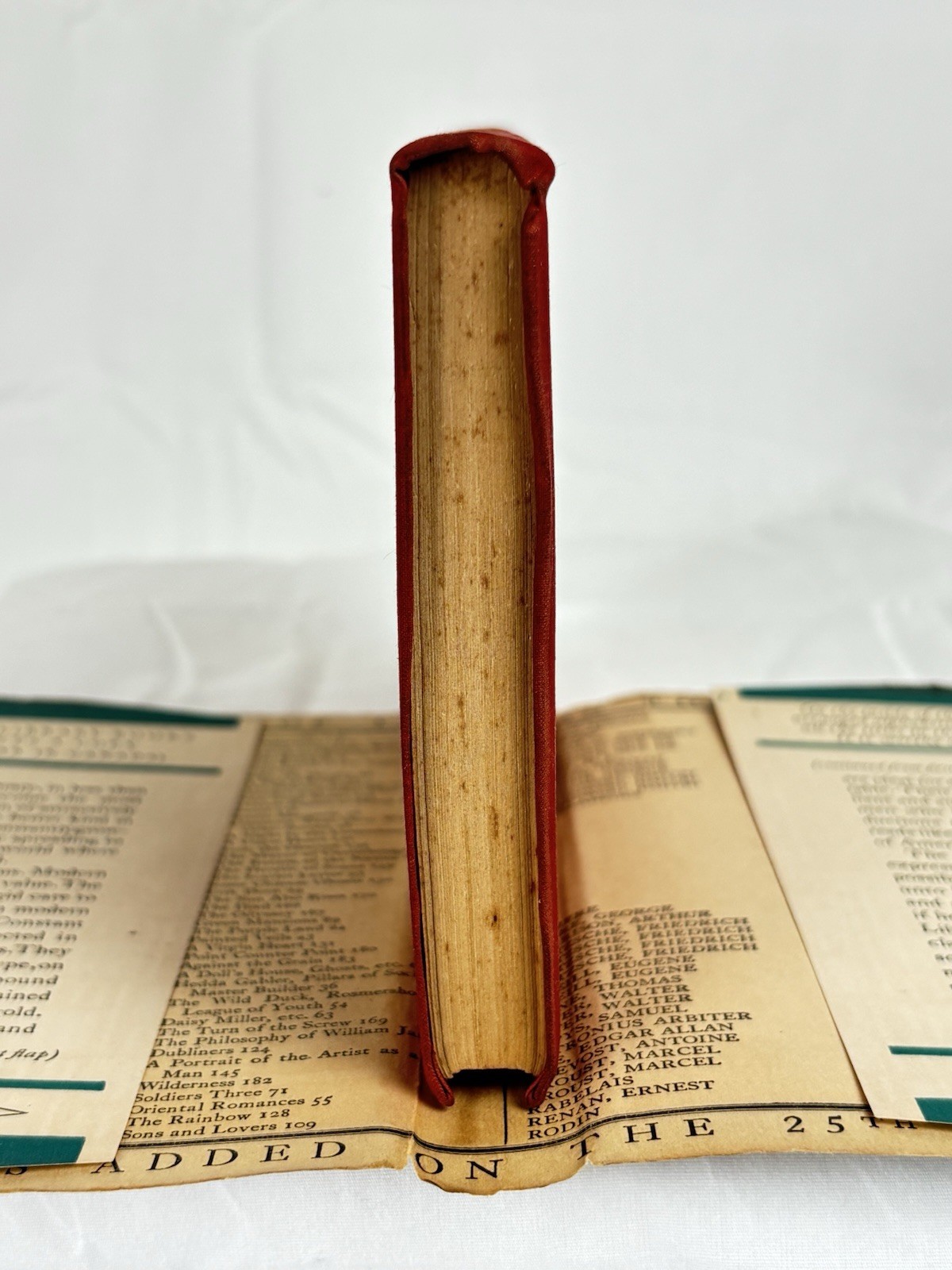 Extremely Rare Against The Grain First Modern Library Edition With Dust Jacket