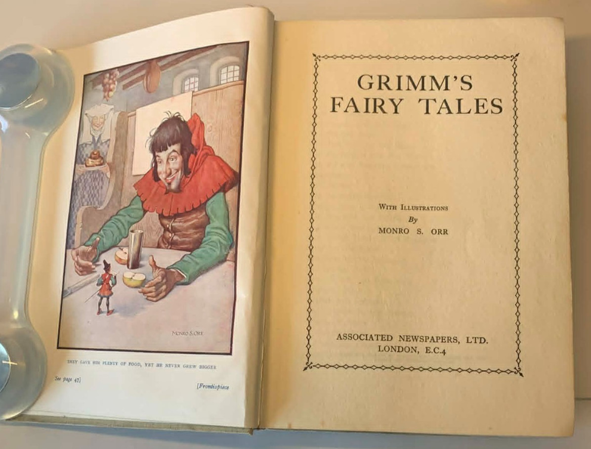 Grimm’s Fairy Tales Monro S Orr Illustrated 1930s Hardback