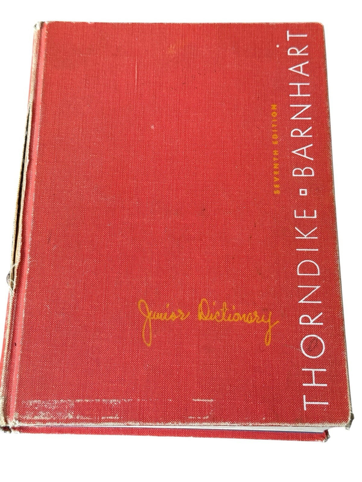 VTG Thorndike Barnhart Junior Dictionary Red Hardcover Scott Foresman School
