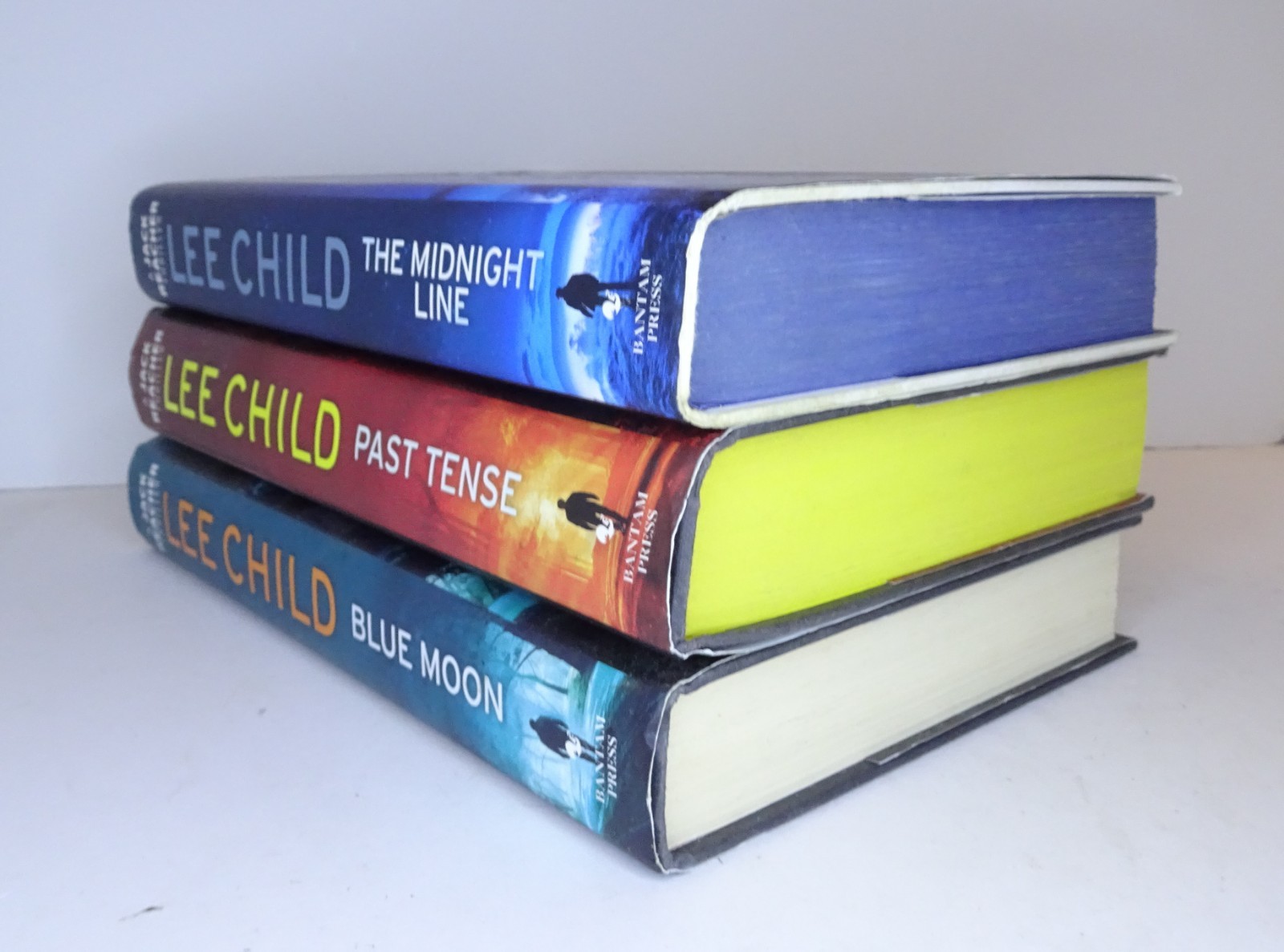 SIGNED Lee Child, The Midnight Line, 1st, Jack Reacher & Past Tense & Blue Moon