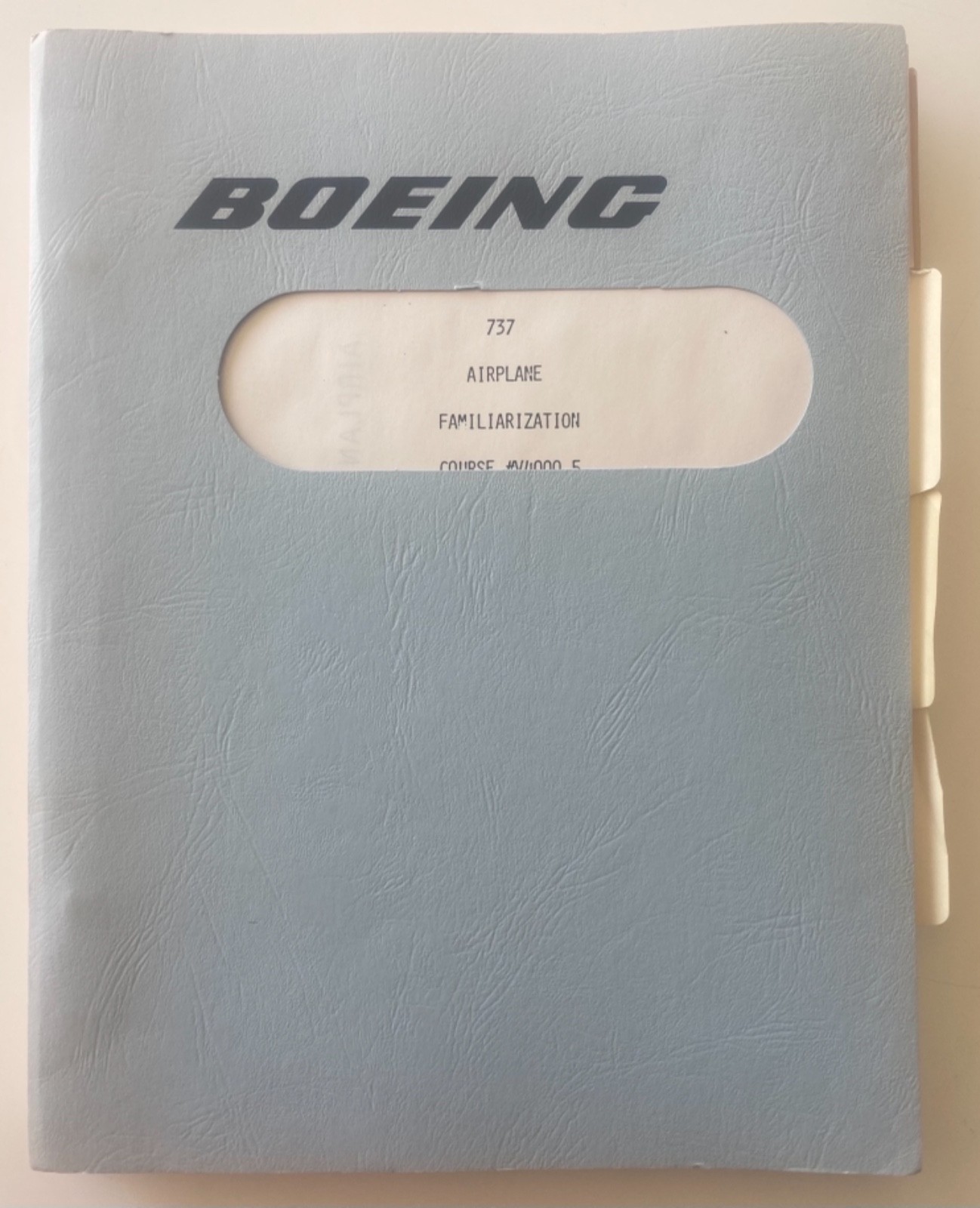 Boeing Airplane Familiarization Course 737 + 757/767 : 2 Softcover Binders 1989