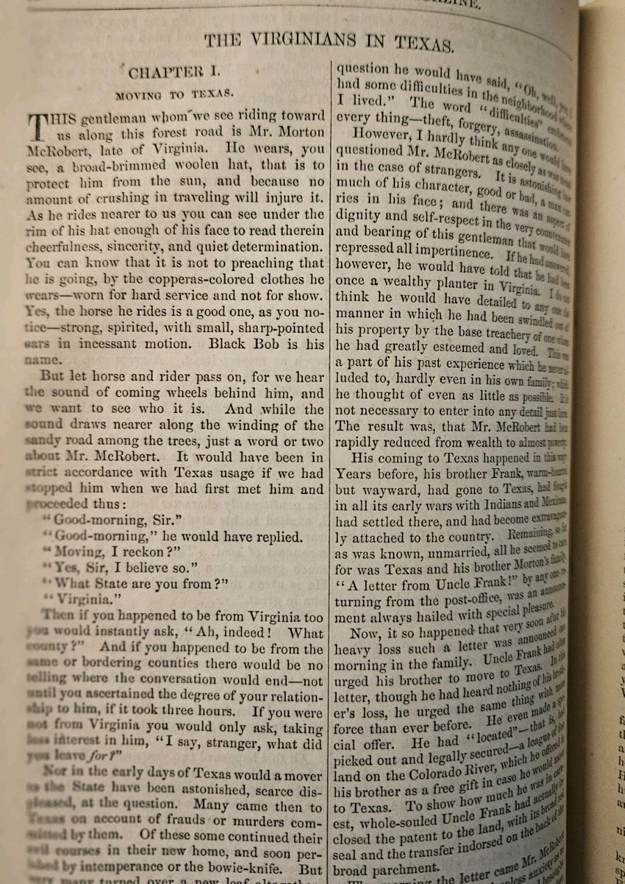 1866-1867 Harper’s Monthly Volume 34 Mark Twain’s First, Wild Bill, Civil War
