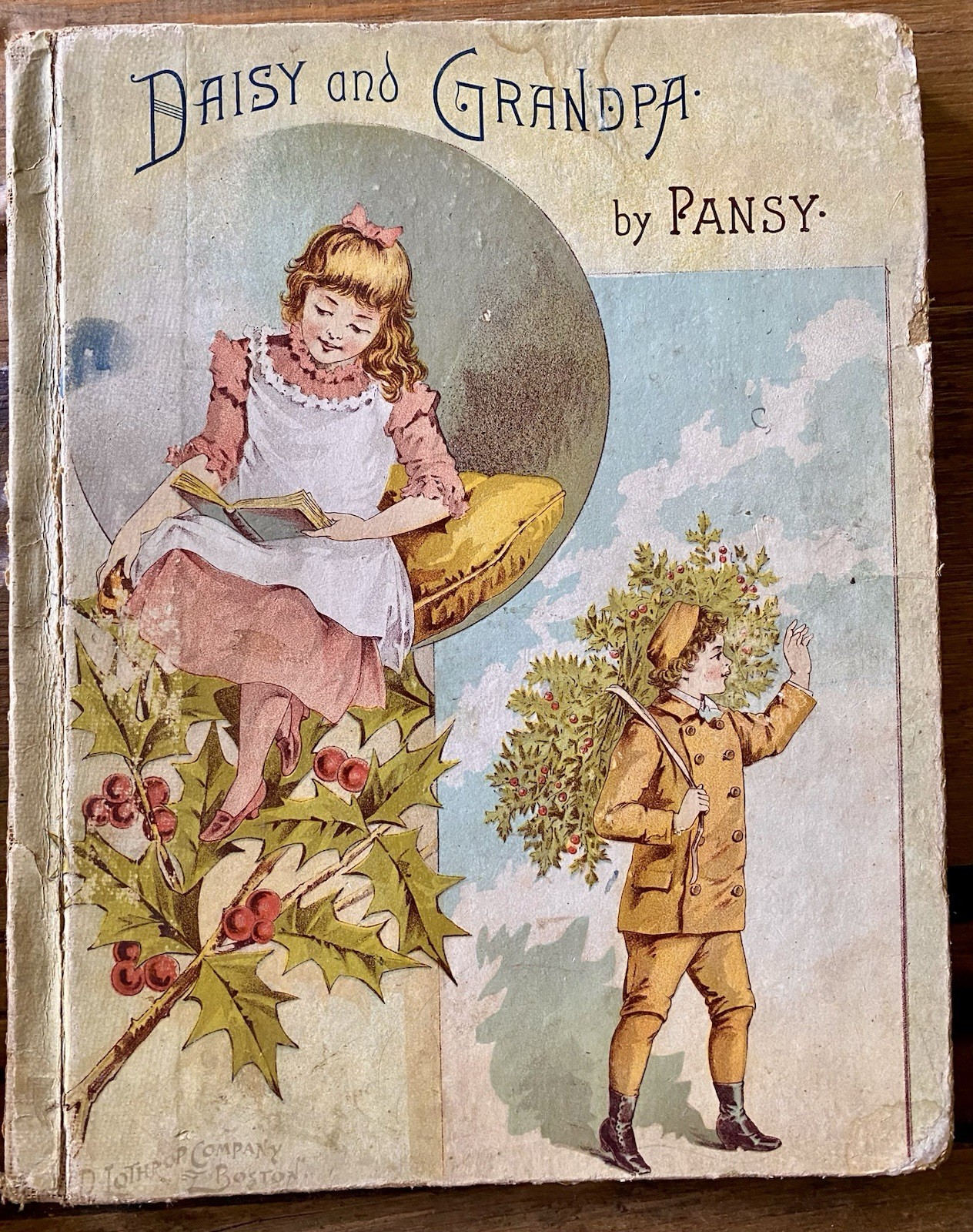 Daisy and Grandpa by Pansy 1876