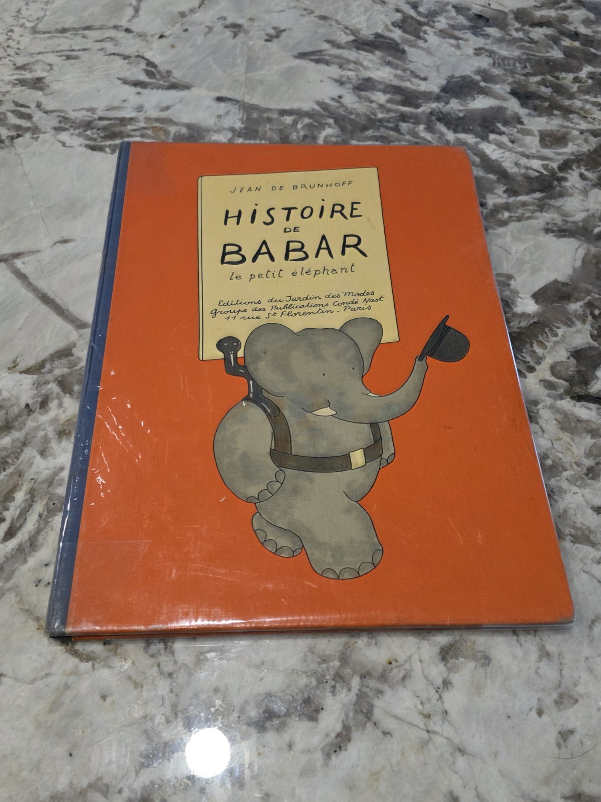 RARE TRUE FIRST FRENCH EDITION 1931 HISTOIRE DE BABAR LE PETIT ELEPHANT BRUNHOFF