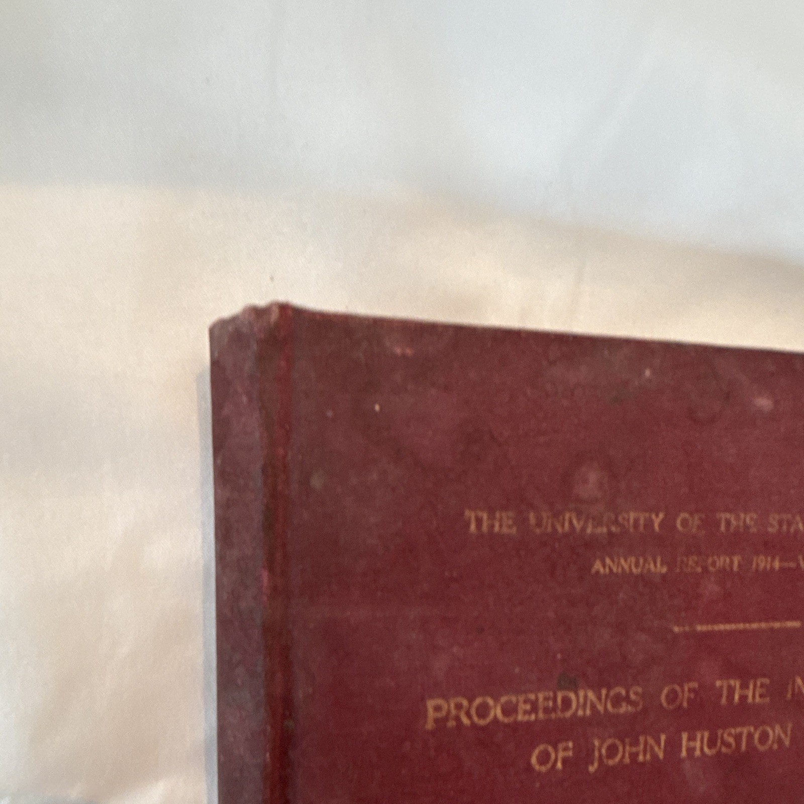 1914 Proceedings Inauguration John Huston Finley NY State Education Hardcover