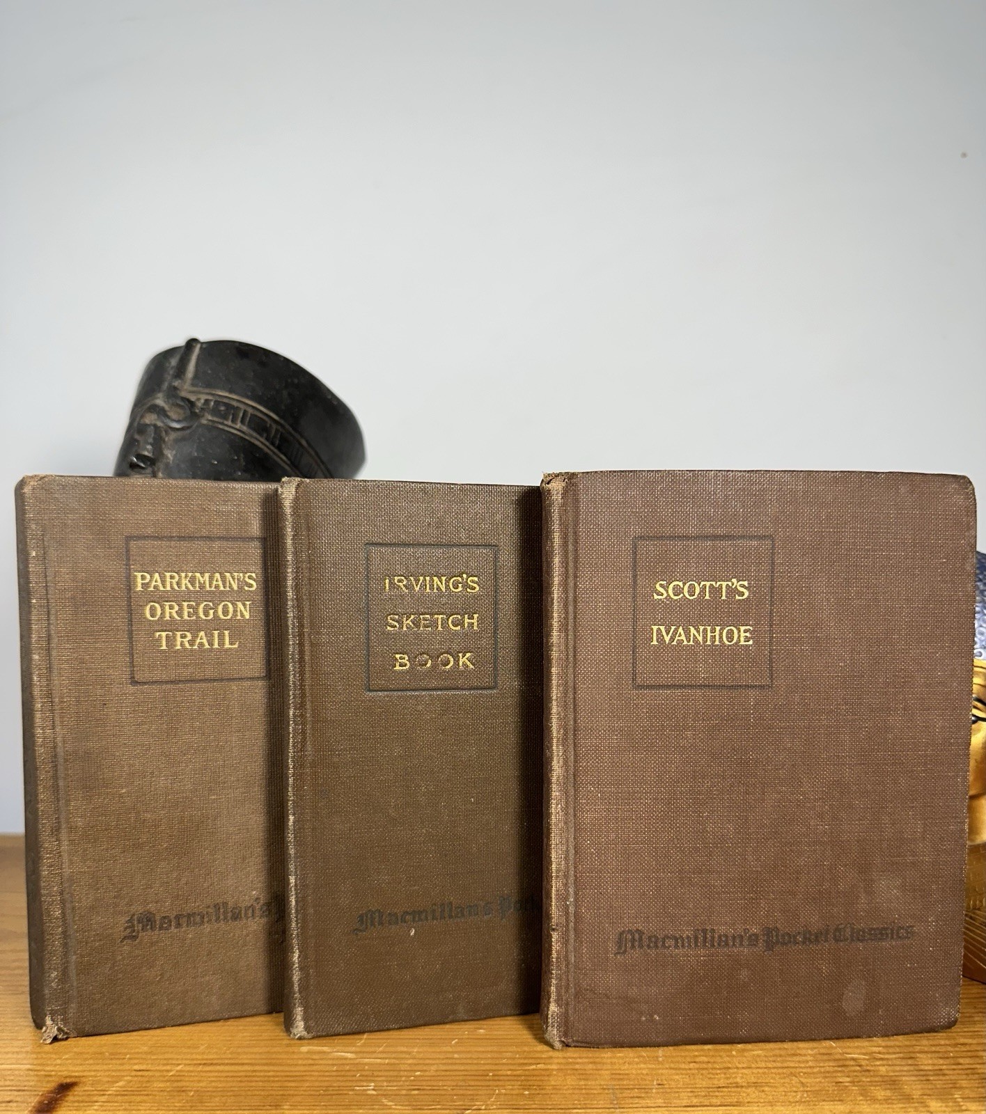 Macmillan Pocket Classics 1921 Set Francis Parkman Walter Scott Irving Classics