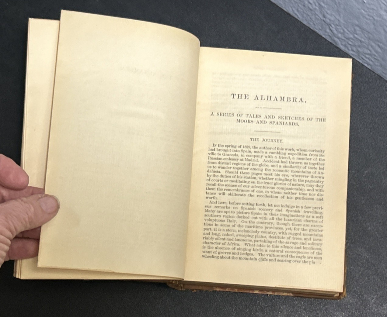 Antique Washington Irving Collected Works HC Alhambra Granada Hooper Clarke