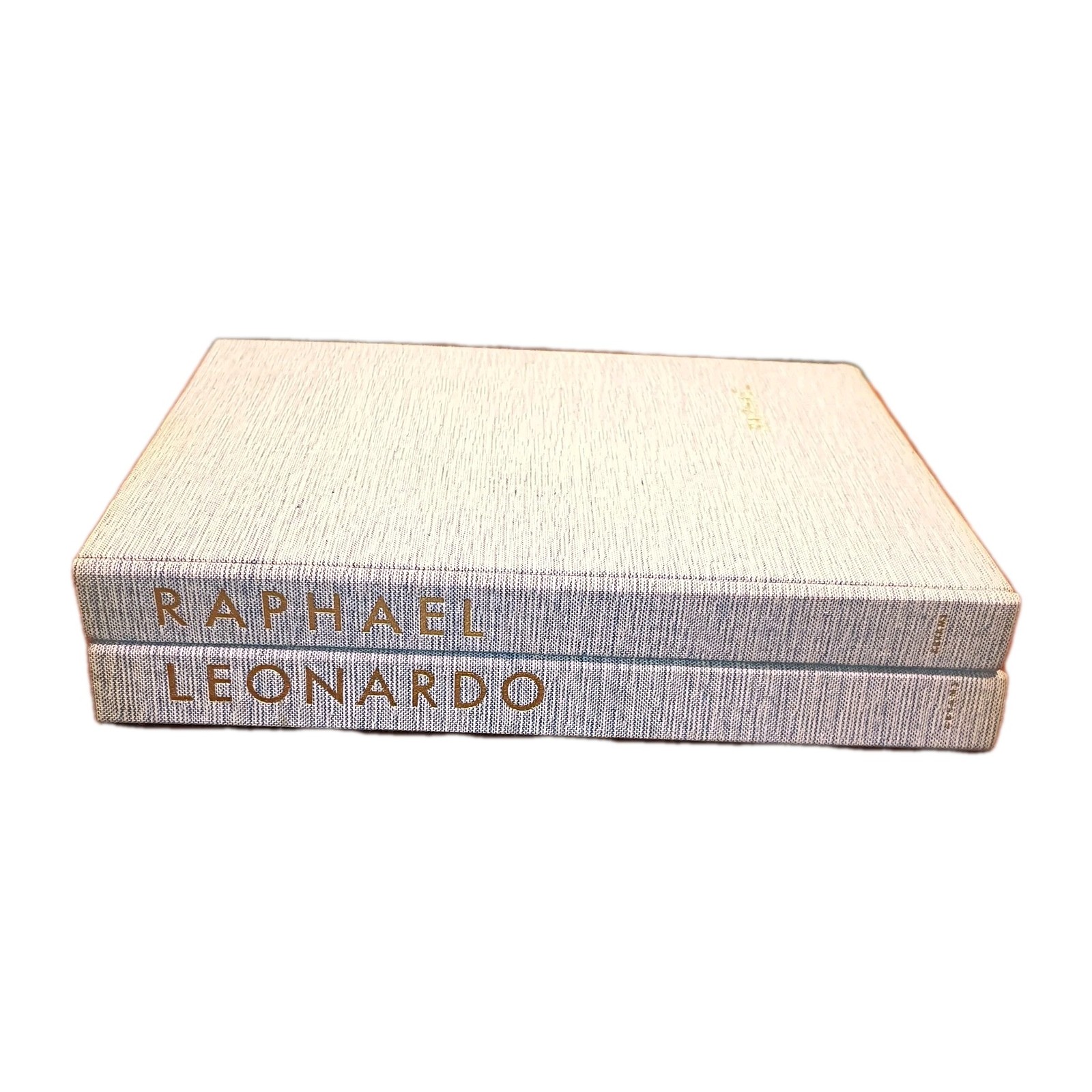 Vintage Art Book Set: Raphael & Leonardo Library of Great Painters Abrams