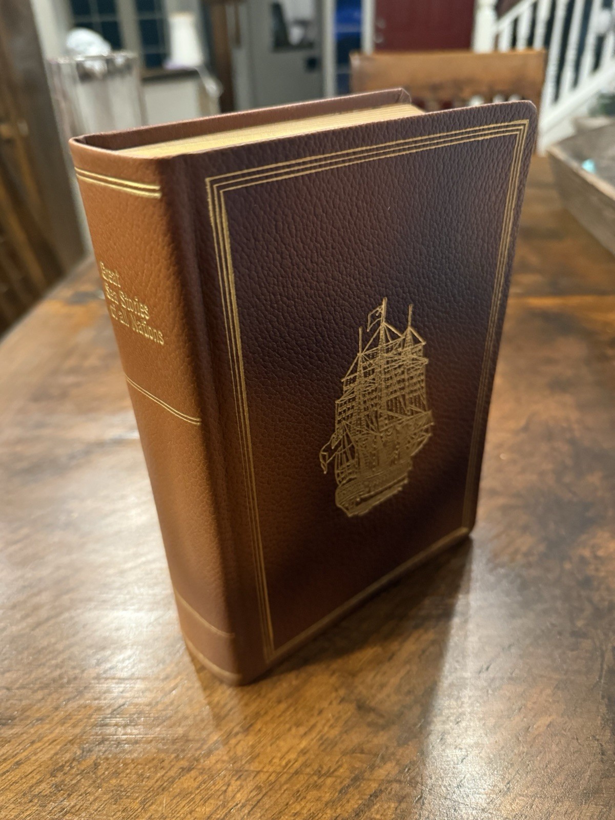 Unique Vintage Great Sea Stories Of All Nations 1967 H.M Tomlinson Gold Edges