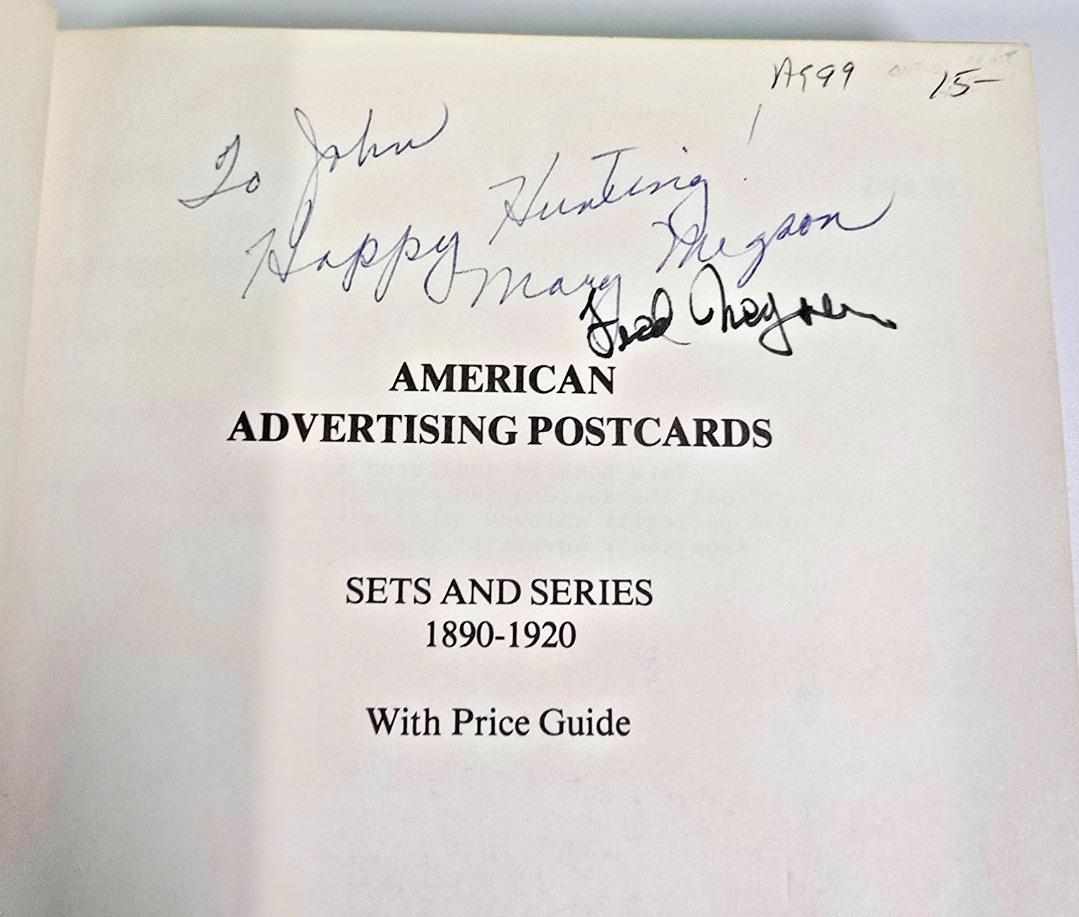 American Advertising Postcards Sets & Series A Catalog & Price Guide Book