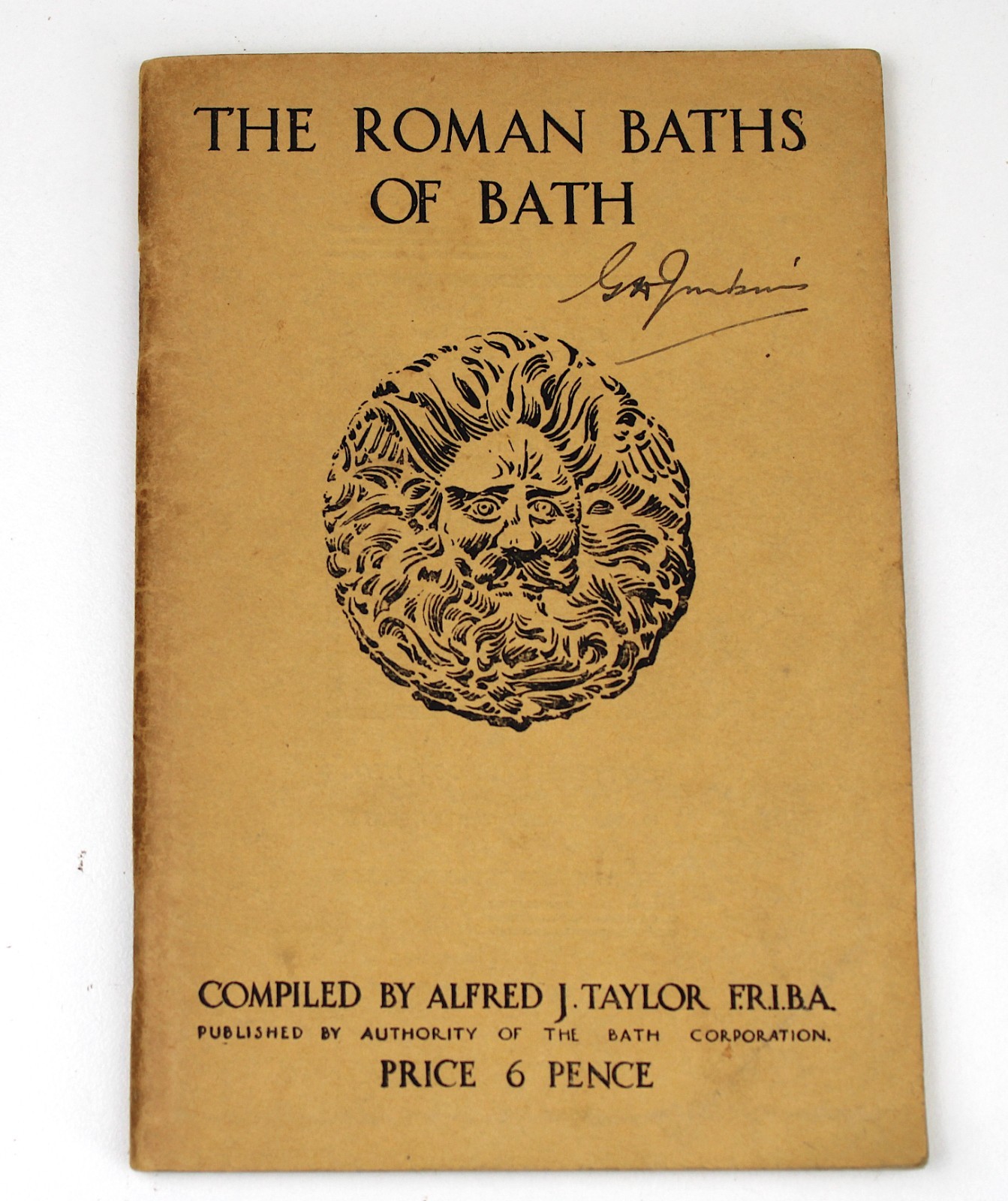 Roman Baths of BATH Alfred J Taylor 1937 History Archaeology Map Excavations