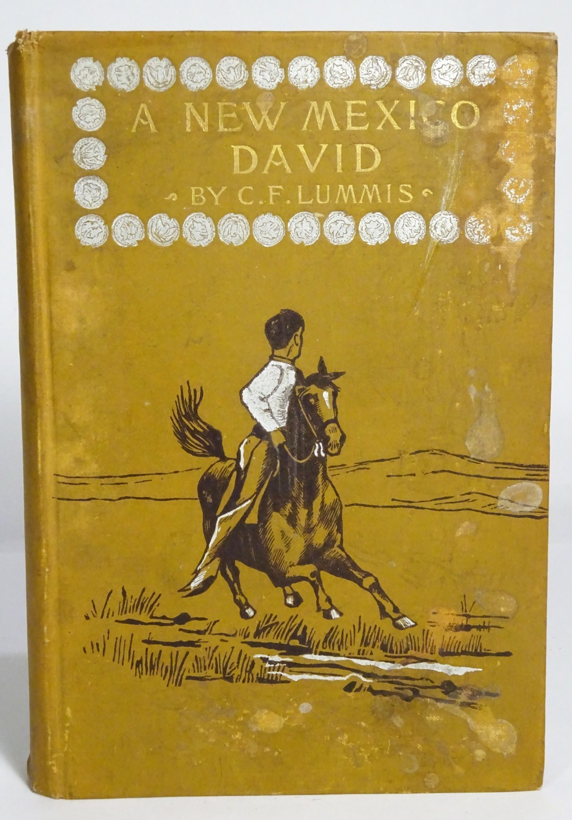 1891 A NEW MEXICO DAVID-C. F. Lummis-Ute-Pueblo-Comanches-COWBOYS-Gold-INDIANS