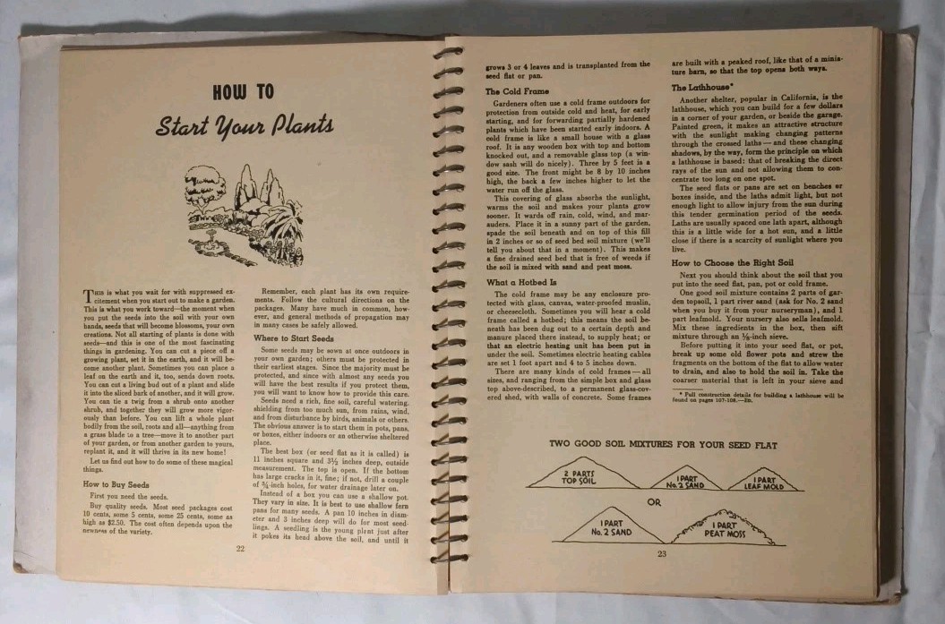 Sunset’s Complete Garden Book, Sunset Magazine – 1943 Lane Publishing SC – NICE