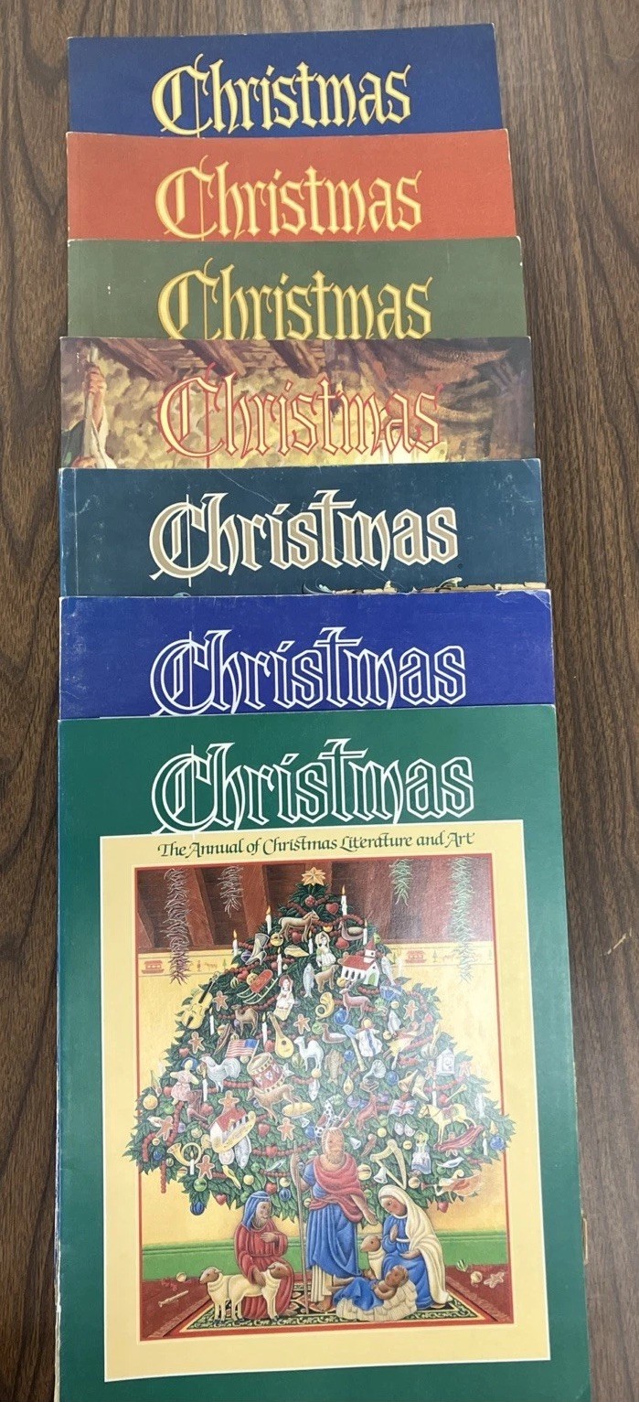 Lot of 7 An American Annual of Christmas Literature & Art (1976-90) Augsburg