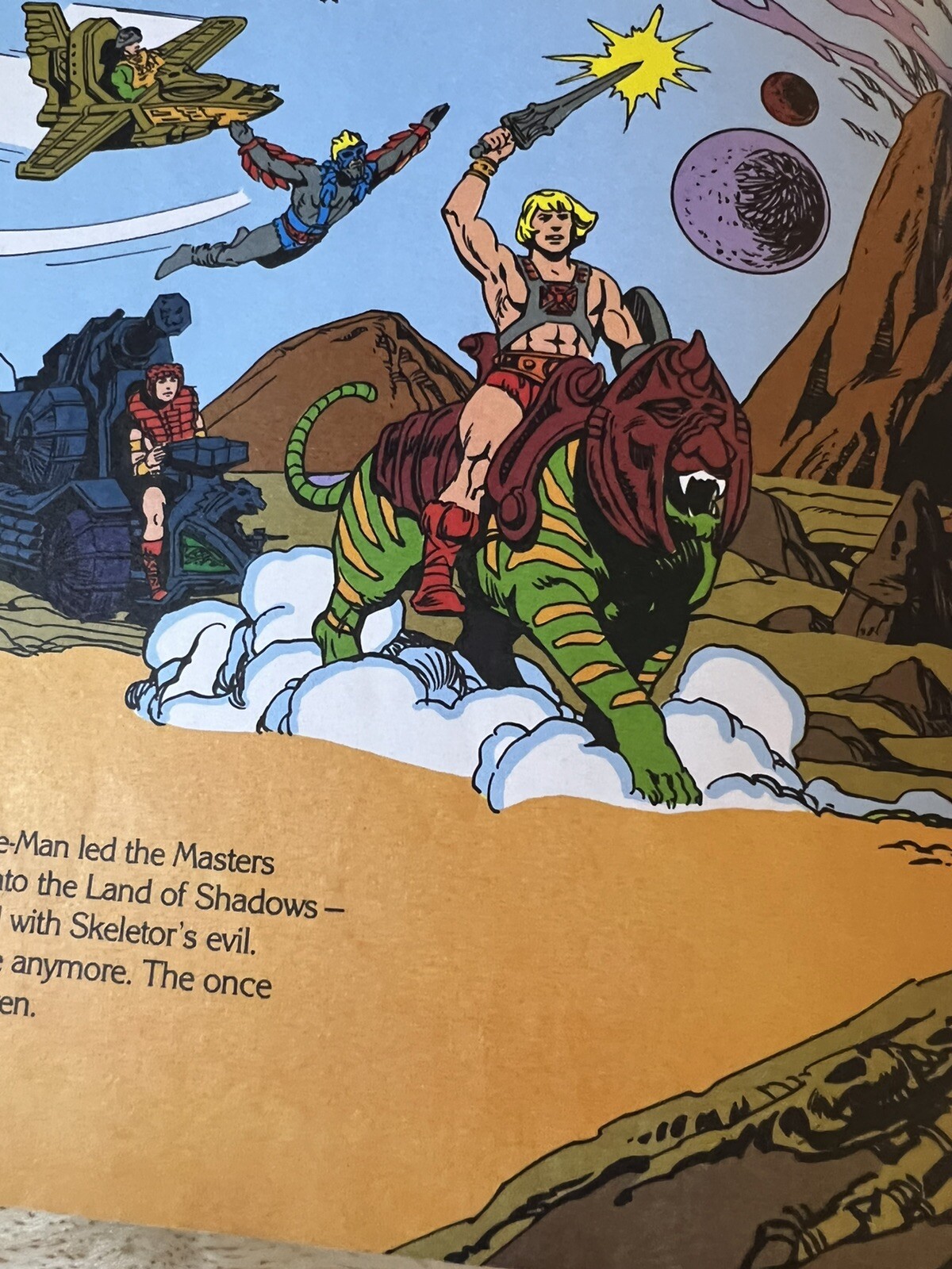 Masters of the Universe Book Thief of Castle Grayskull 1983 PB Imperfect Golden