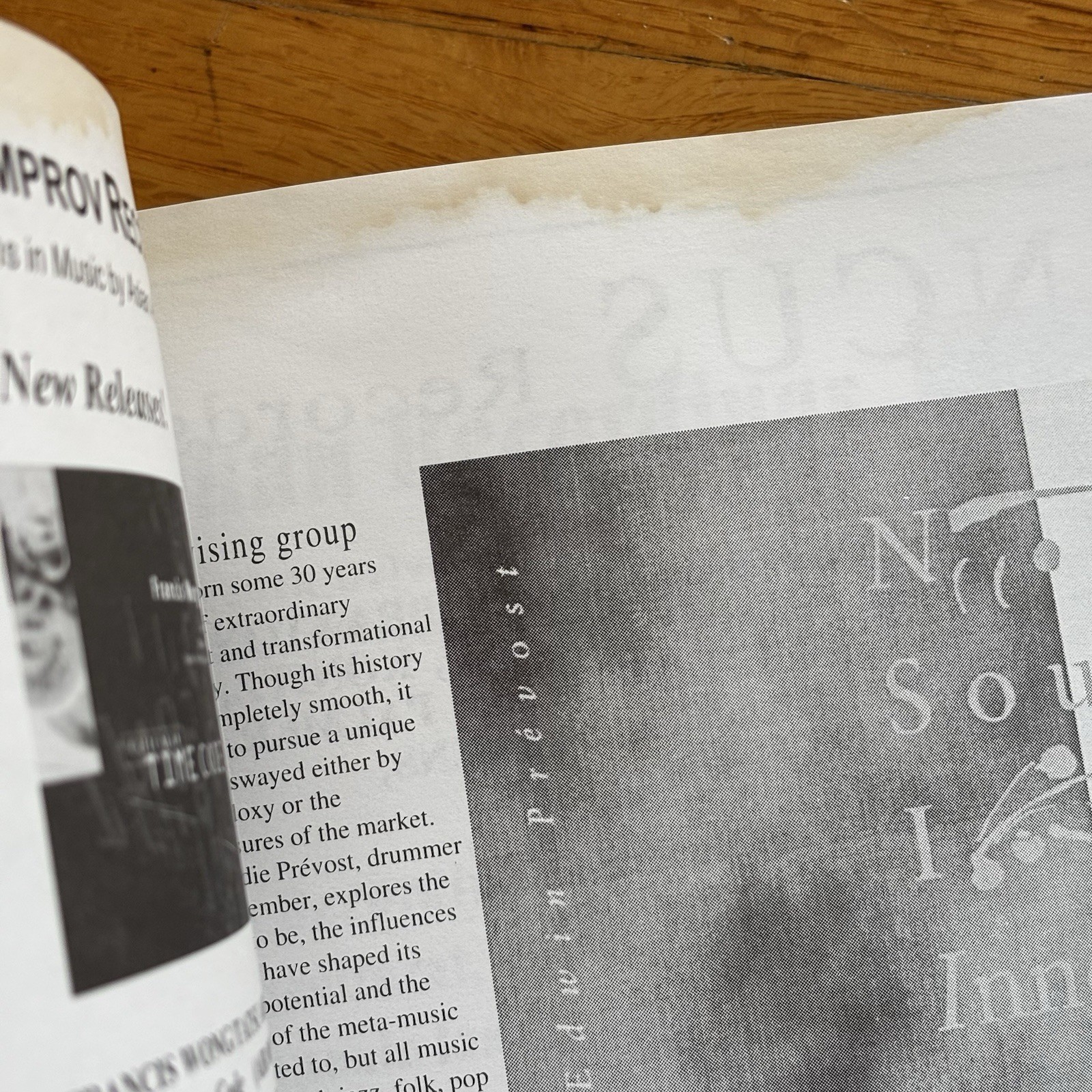 IMPROVISOR—Journal of Free Improvisation—Vol XI—1996—LaDonna Smith—Davey William
