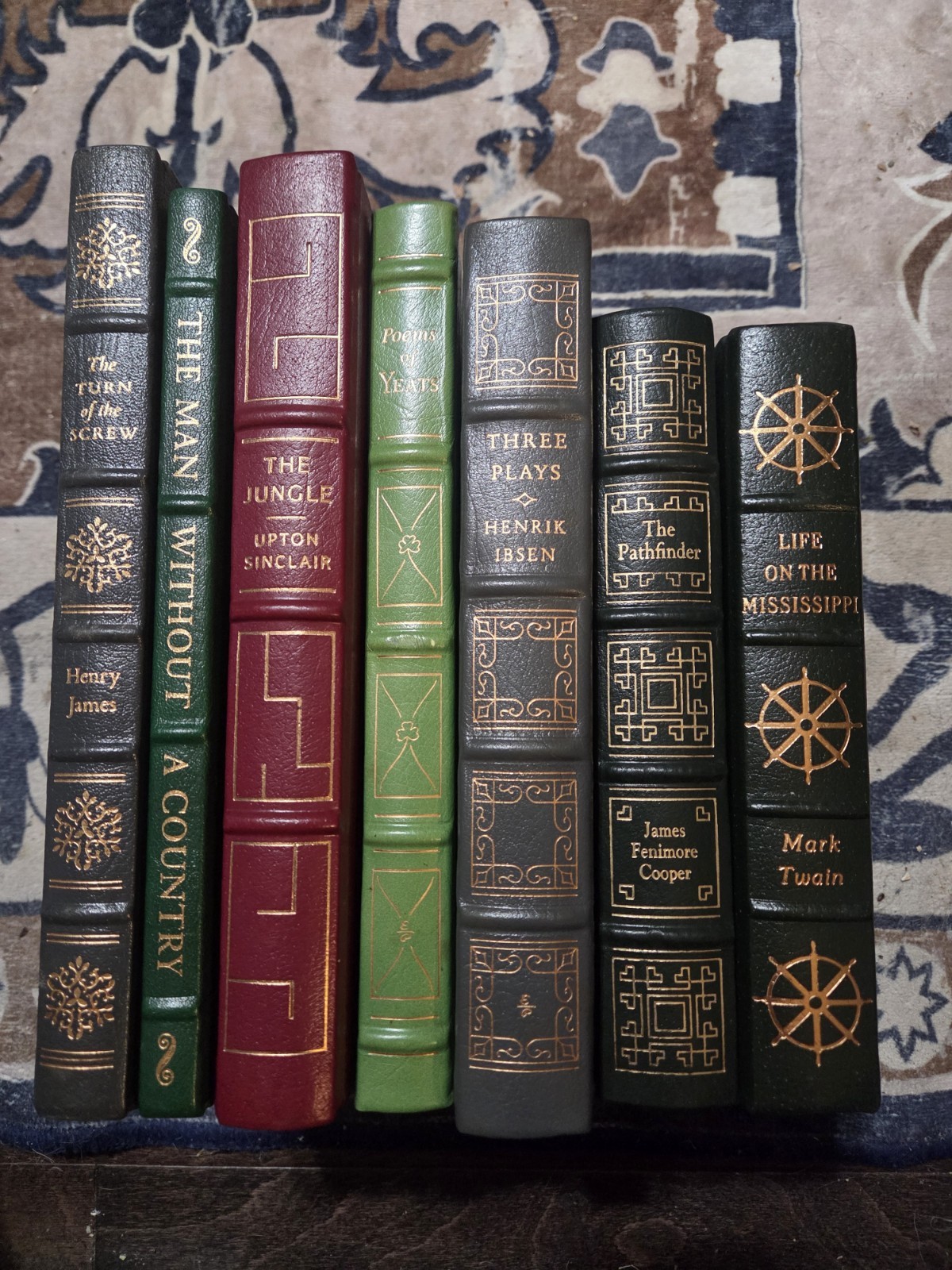 Easton Press Lot of 7 Leather Bound Books in Unread Near Mint Condition-See Pics