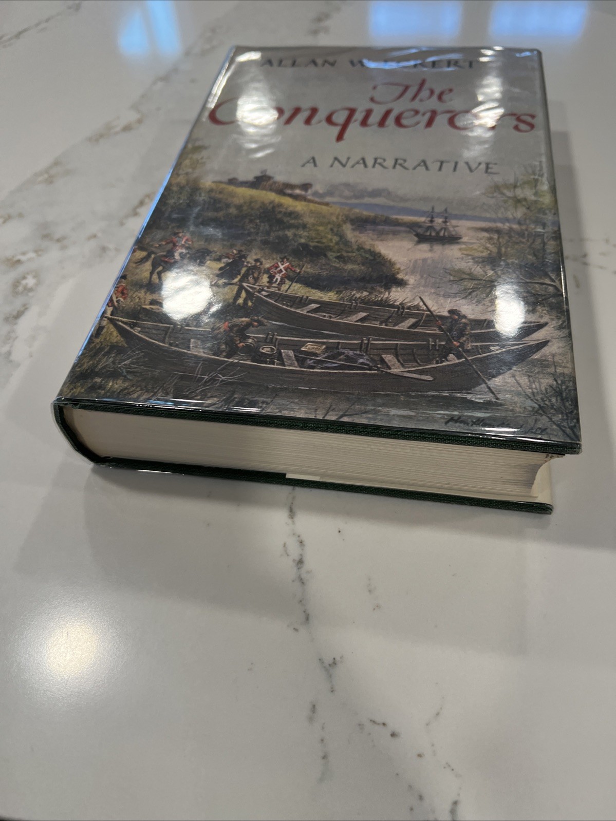 SIGNED 1st EDITION! The Conquerors by Allan W. Eckert Inscribed