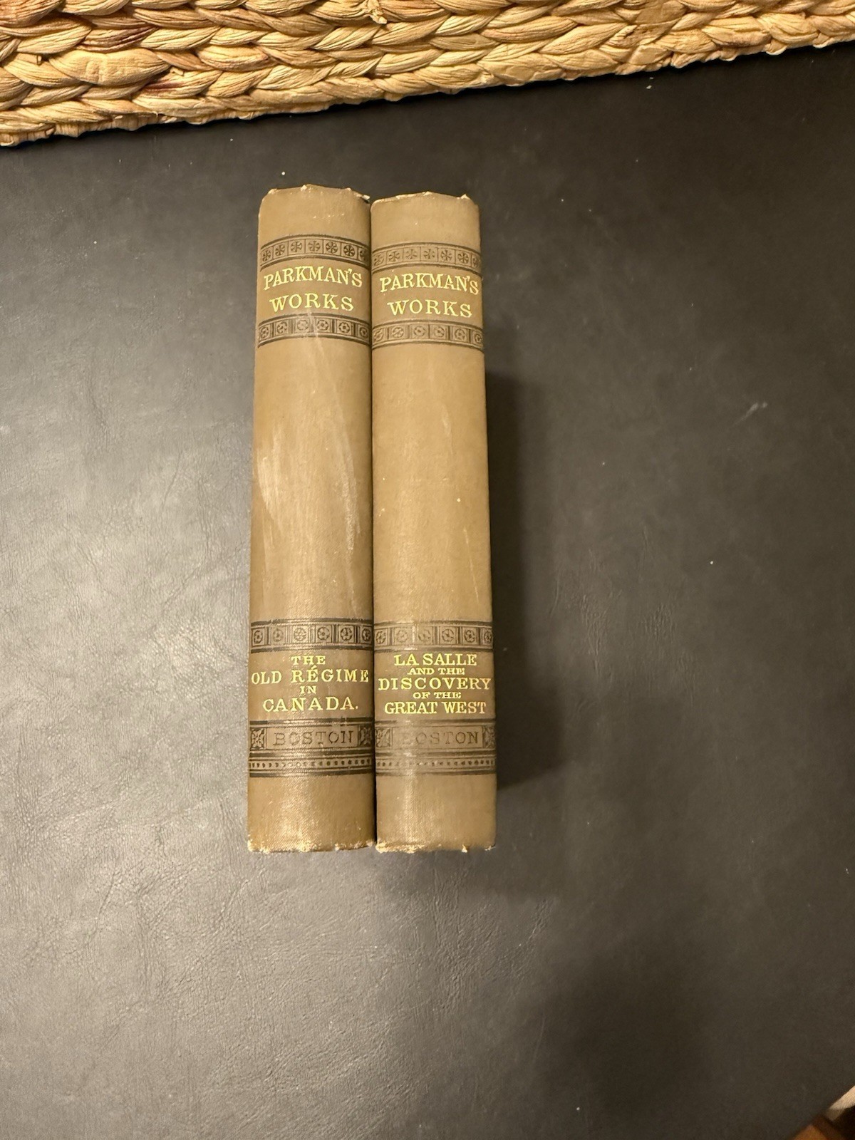 1894 Parkman’s Works Old Regime In Canada & La Salle Discovery Of The Great West
