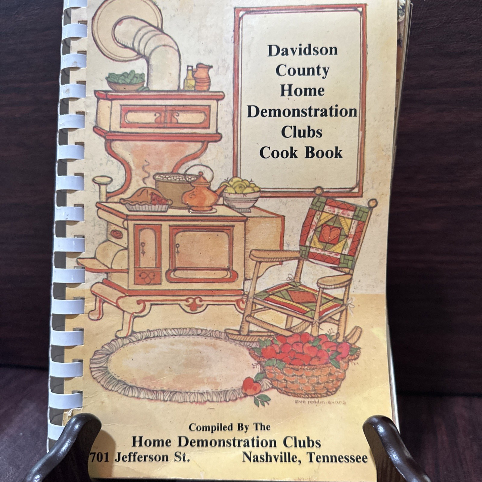 Cookbook Davidson County Nashville TN Home Demonstration Clubs Recipes Book 1982