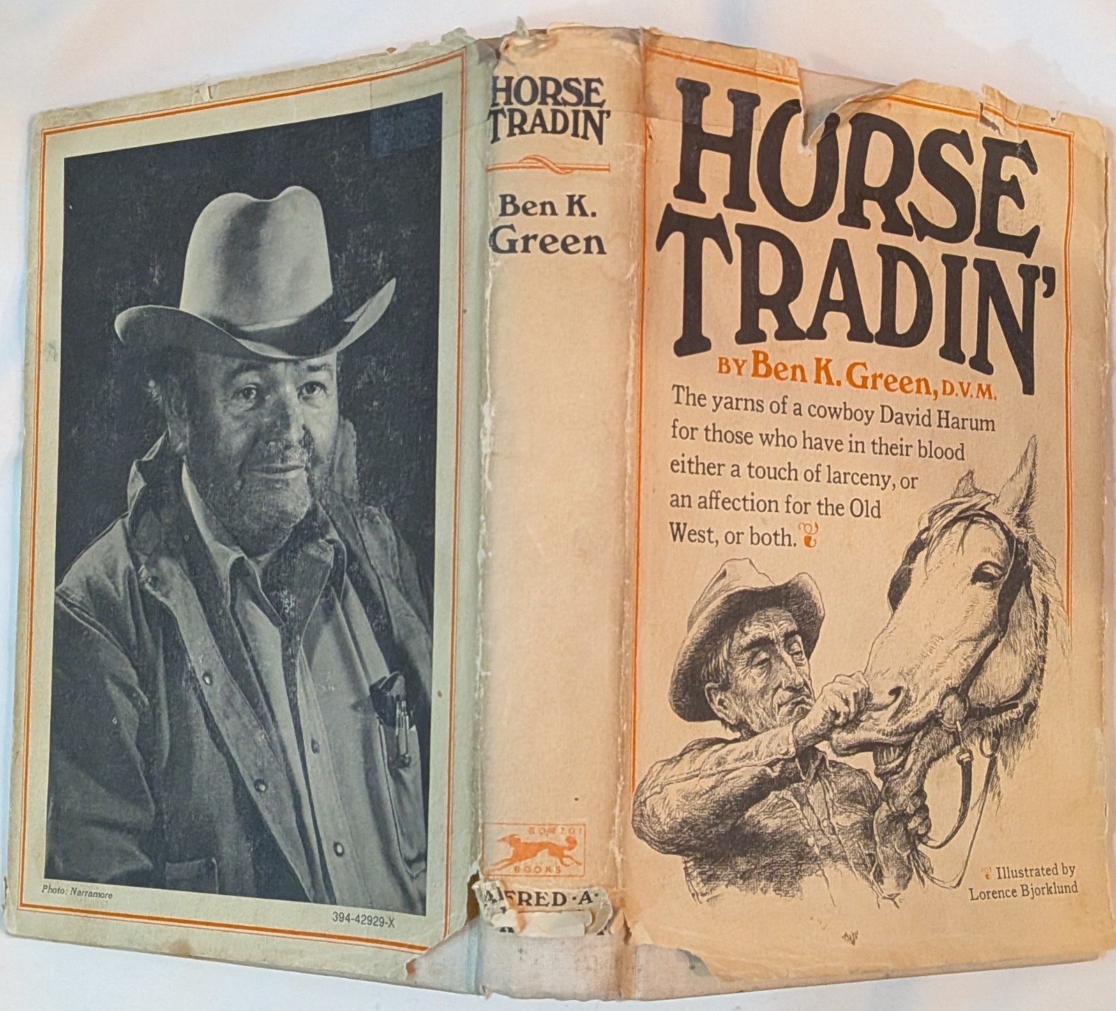 Vintage Book “Horse Tradin” by Ben K. Green, DVM-1978