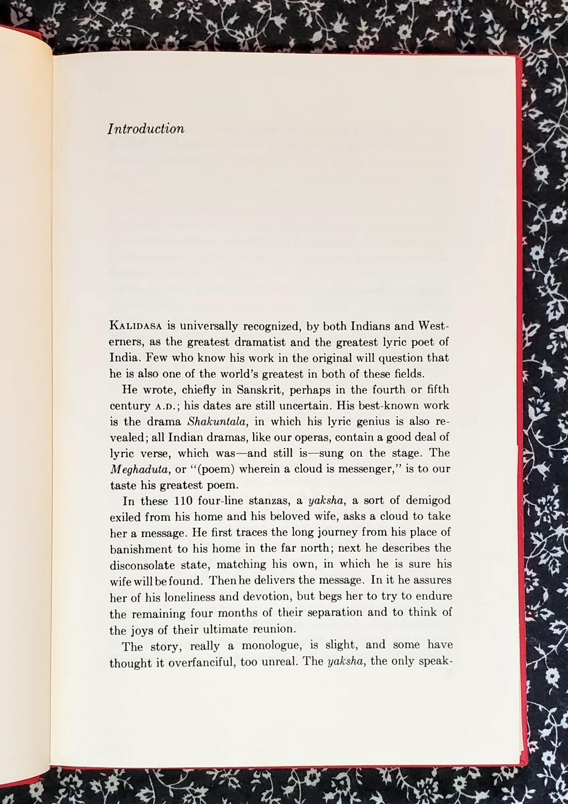 The Cloud Messenger, Kalidasa, Franklin and Eleanor Edgerton 1964 HC 1st Edition