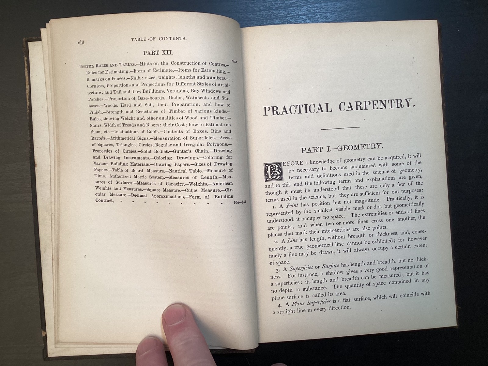 Practical Carpentry~Fred Hodgson~1898 Illustrated HC Book