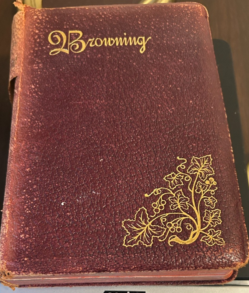 1872 Antique Robert Browning Complete Works Romantic Poet Dedicated to Tennyson