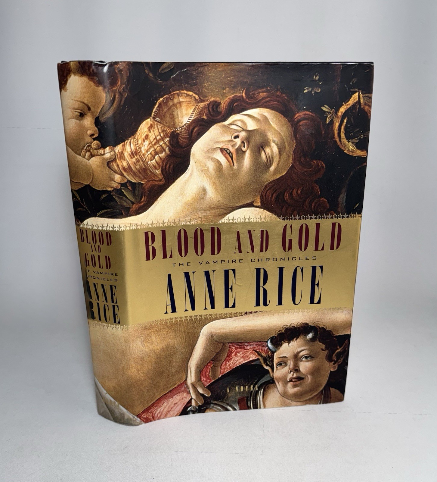 Blood And Gold-Anne Rice-SIGNED-TRUE First Edition/1st Printing-Org DJ-VERY RARE