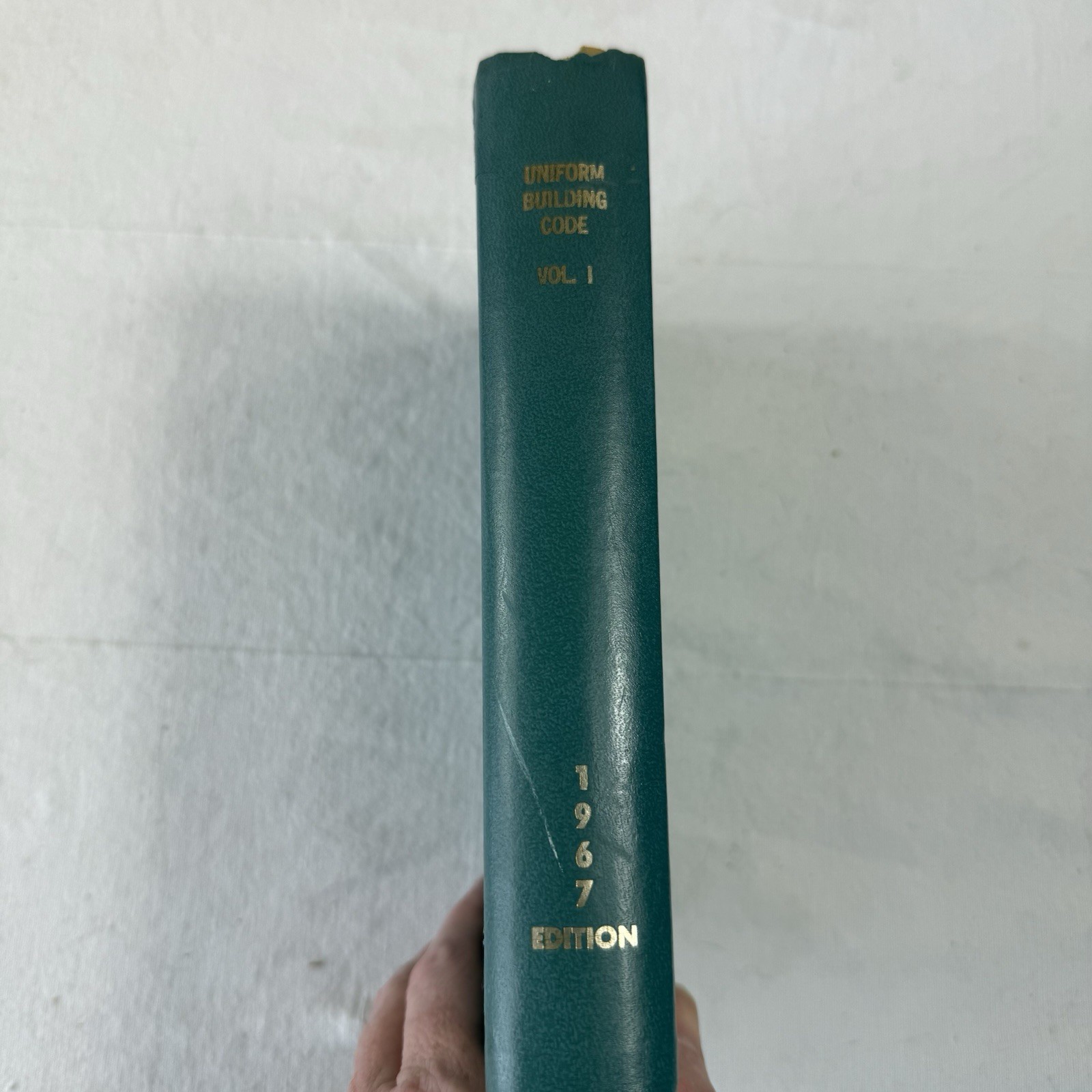 Vintage Book Uniform Building Code Volume I 1967 Edition hardcover rare book