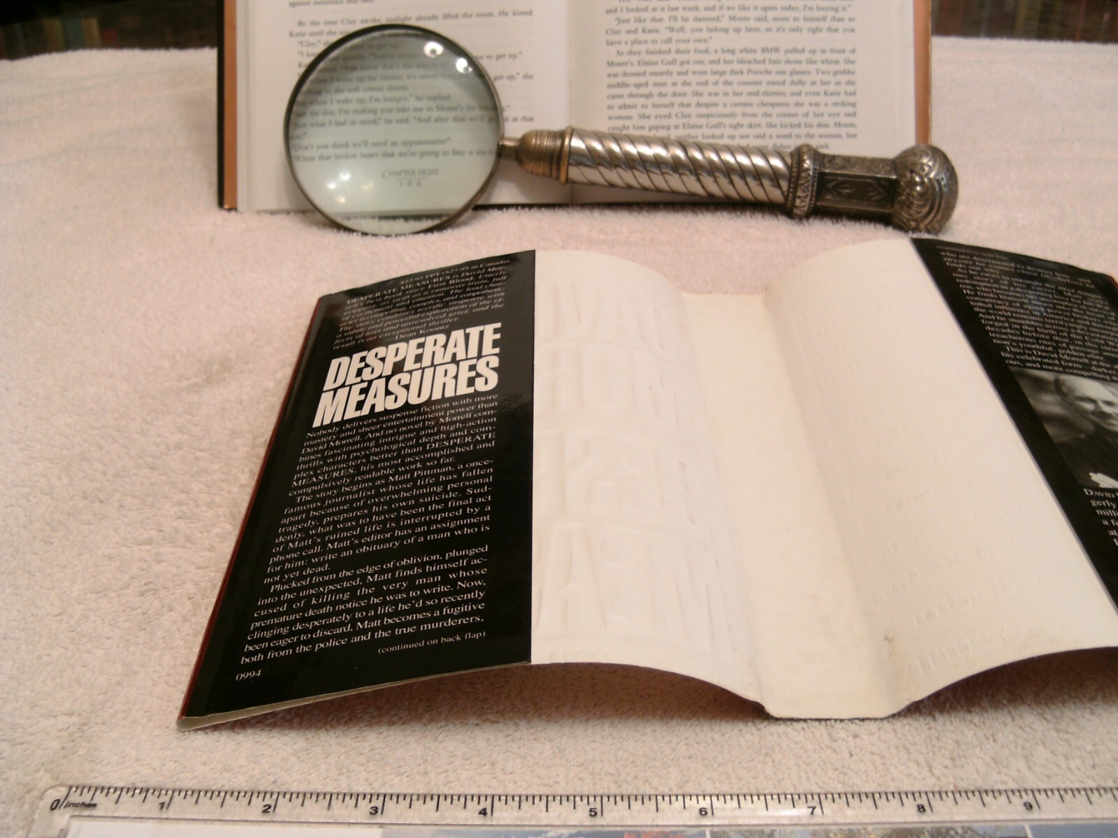 David Morrell *DESPERATE MEASURES* HC/DJ 1st Edition – 1st Printing
