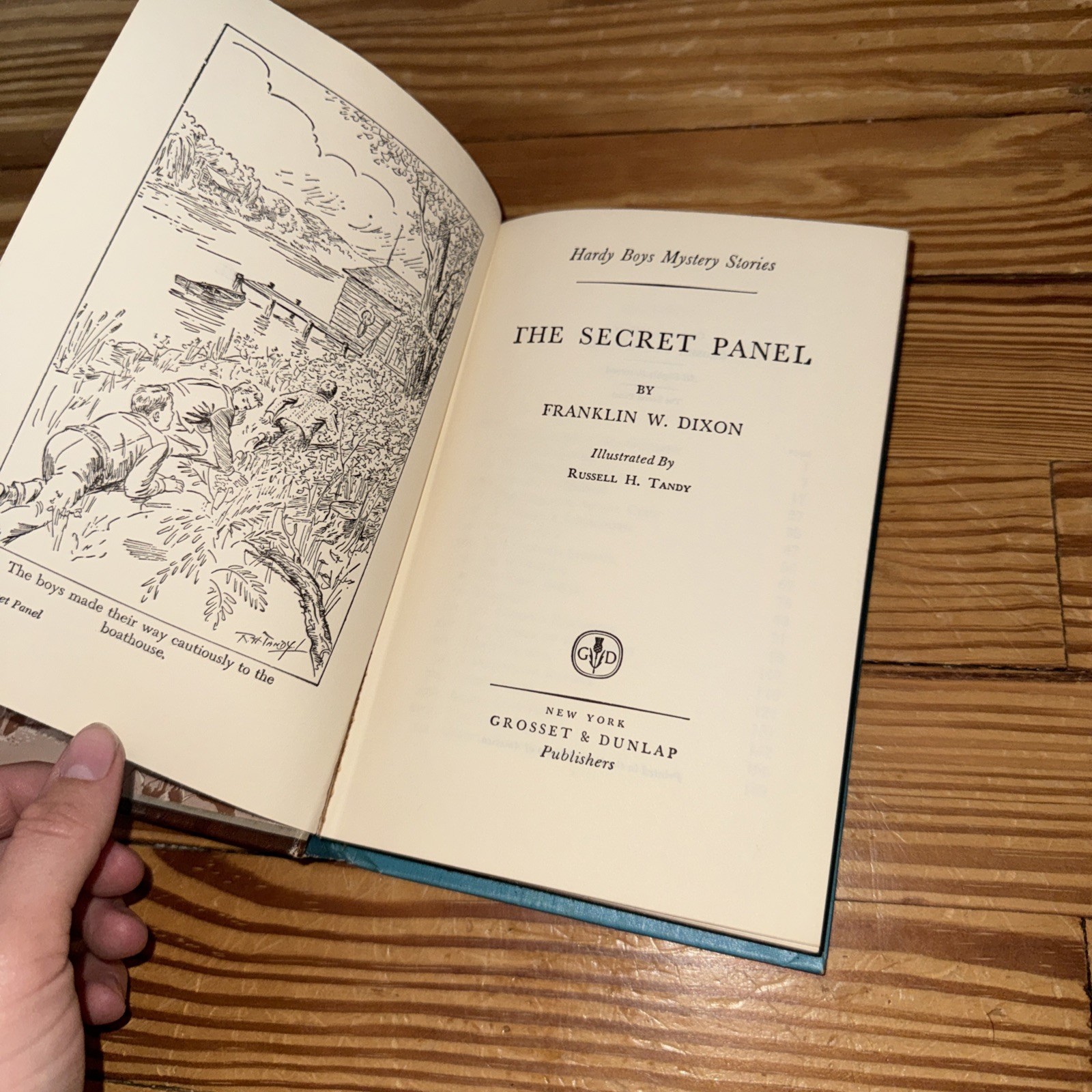 The Secret Panel (Hardy Boys Mystery Stories # 25) Vintage