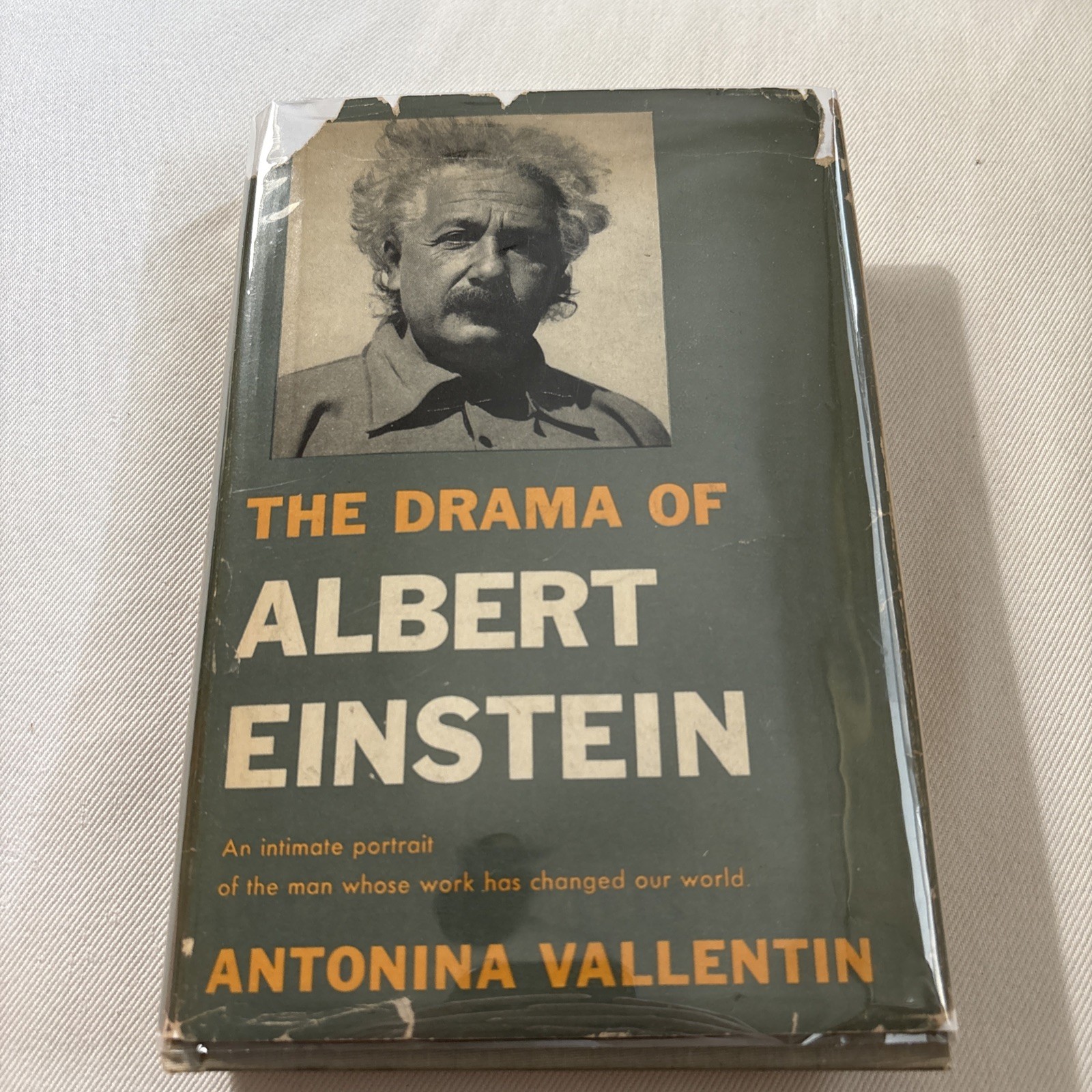 The Drama of Albert Einstein – 1954 Hardcover w/ DJ by Antonina Vallentin