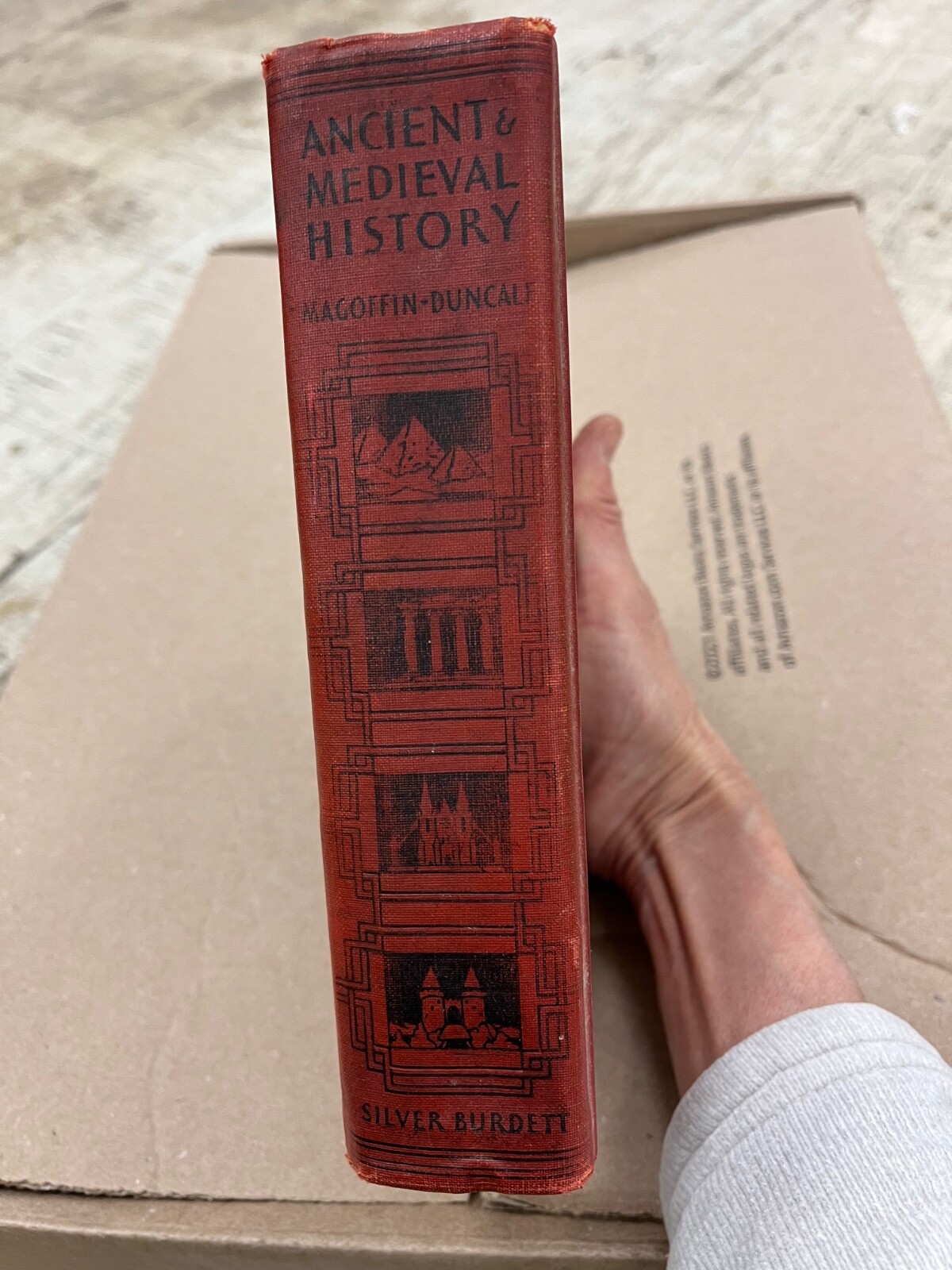 Rare Vintage Ancient + Medieval History Book Magoffin Duncalf