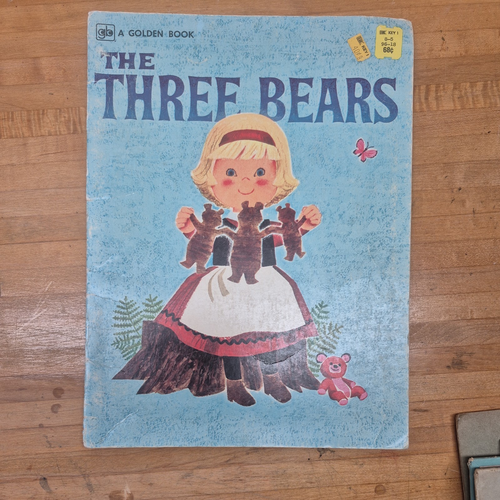 The Three Bears Vintage Big Golden Book 1965 Goldilocks