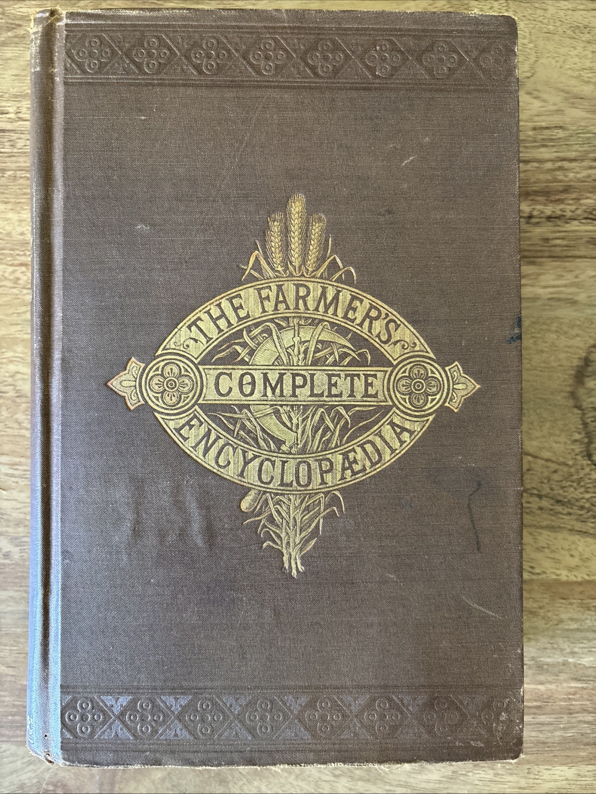 1883 THE FARMER’S ENCYCLOPEDIA Antique Farming Book VERY RARE!