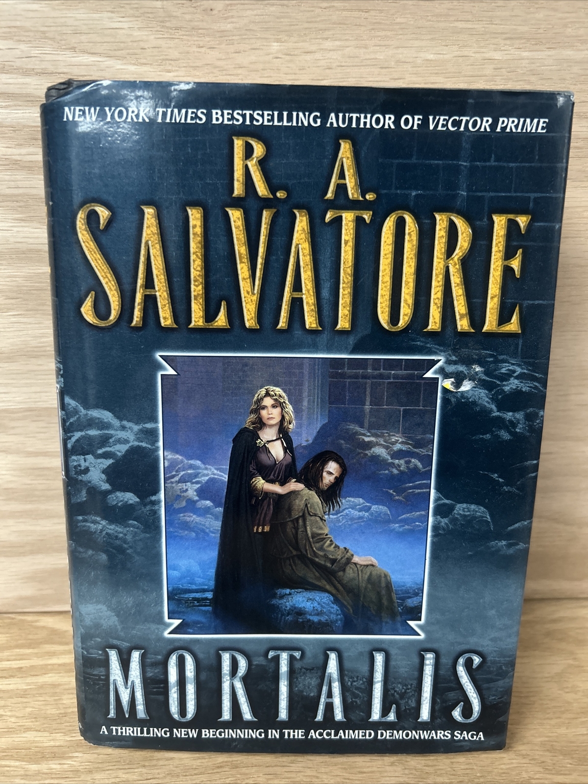 Mortalis by R.A. Salvatore Demonwars Saga First Edition Hardcover, 1st ed print