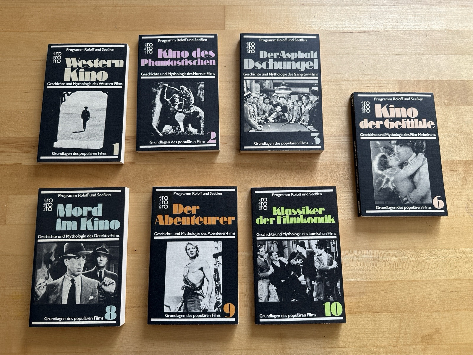 Rororo ?Film Geschichte & Mythologie 7 Bänden Set Of 7 in German *Estate Sale*