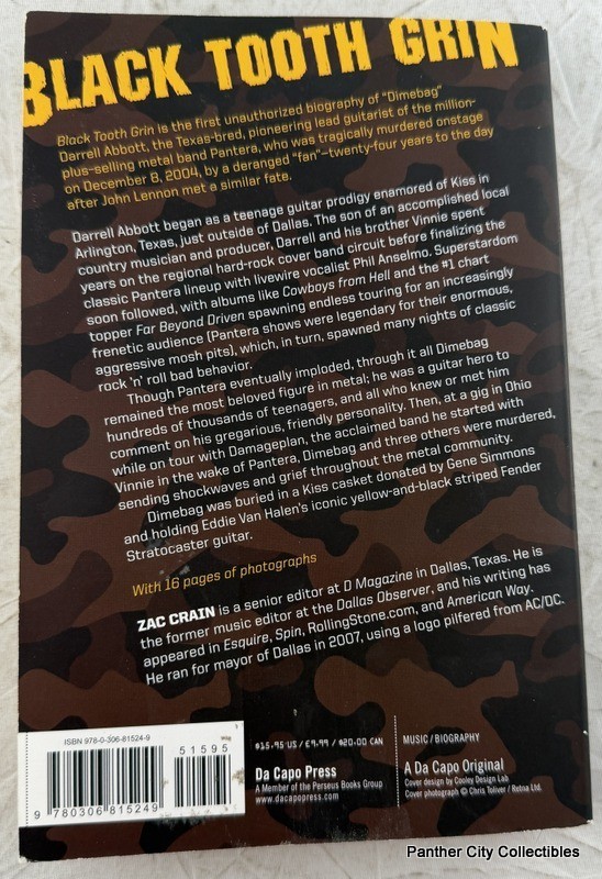 Black Tooth Grin Dimebag Darrell Abbott Pantera Damageplan Heavy Metal Music Bio