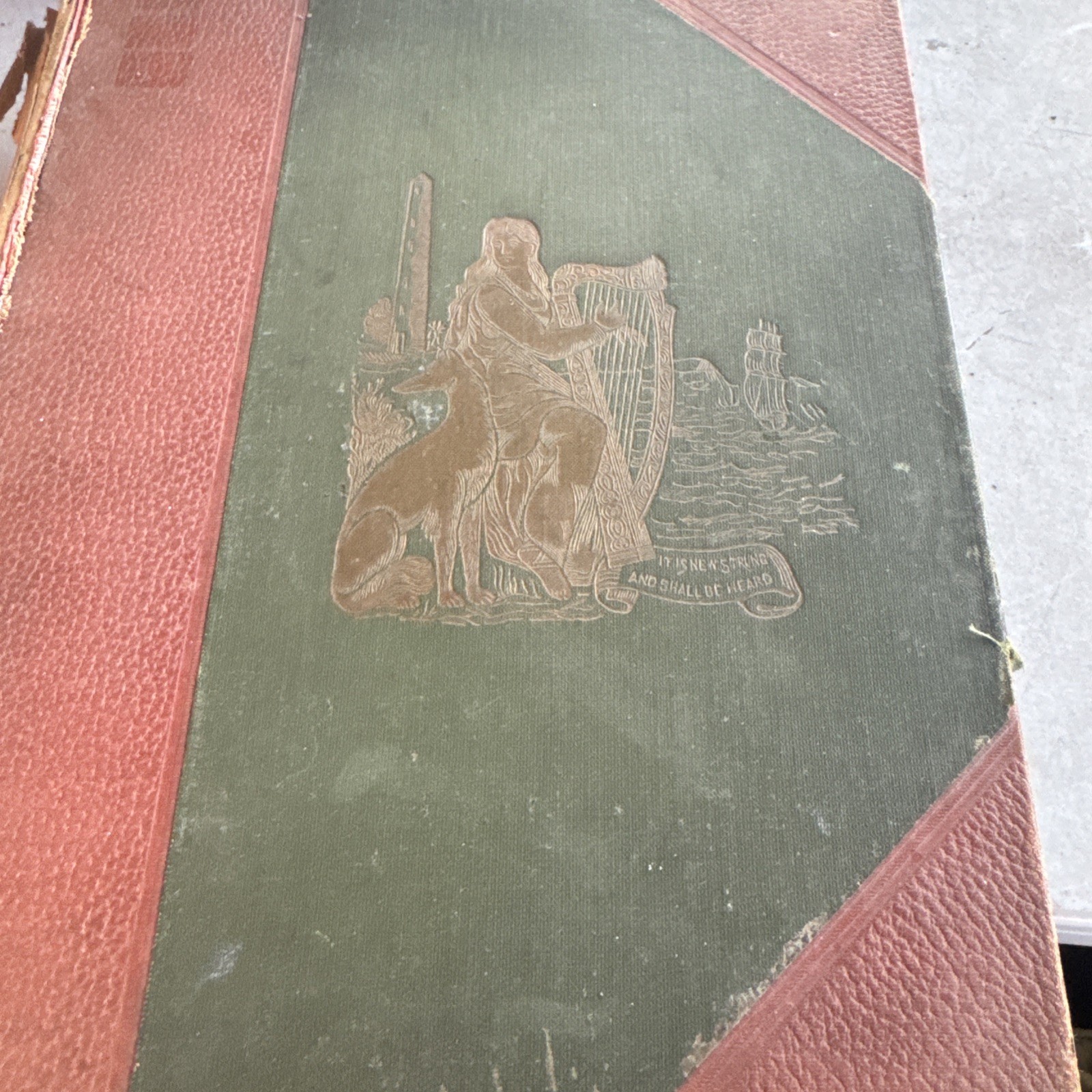 Antique RARE 1914 ATLAS AND CYCLOPEDIA IRELAND