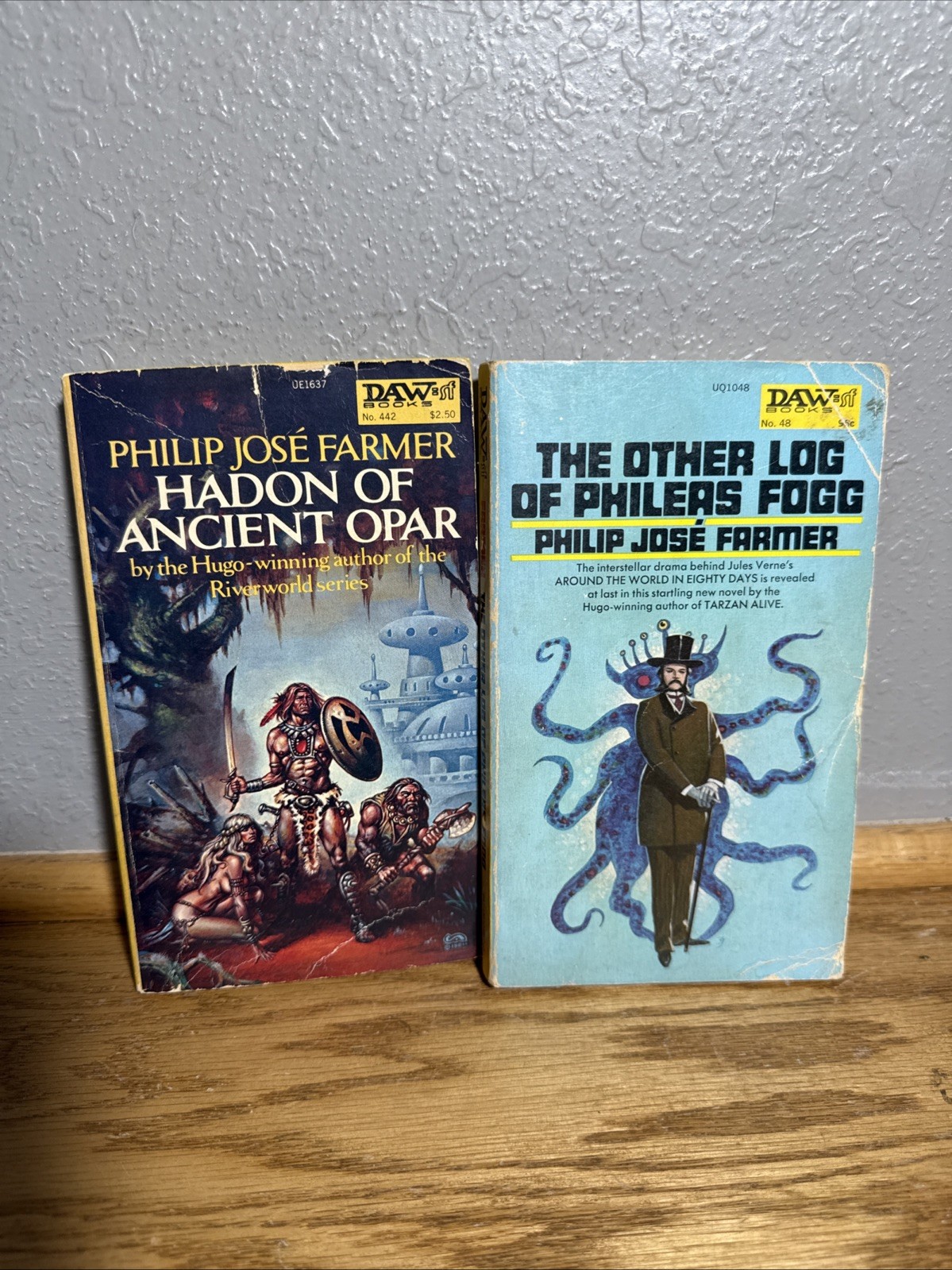 HADON OF ANCIENT OPAR & Phileas Fogg Philip Jose Farmer 1974DAW Books
