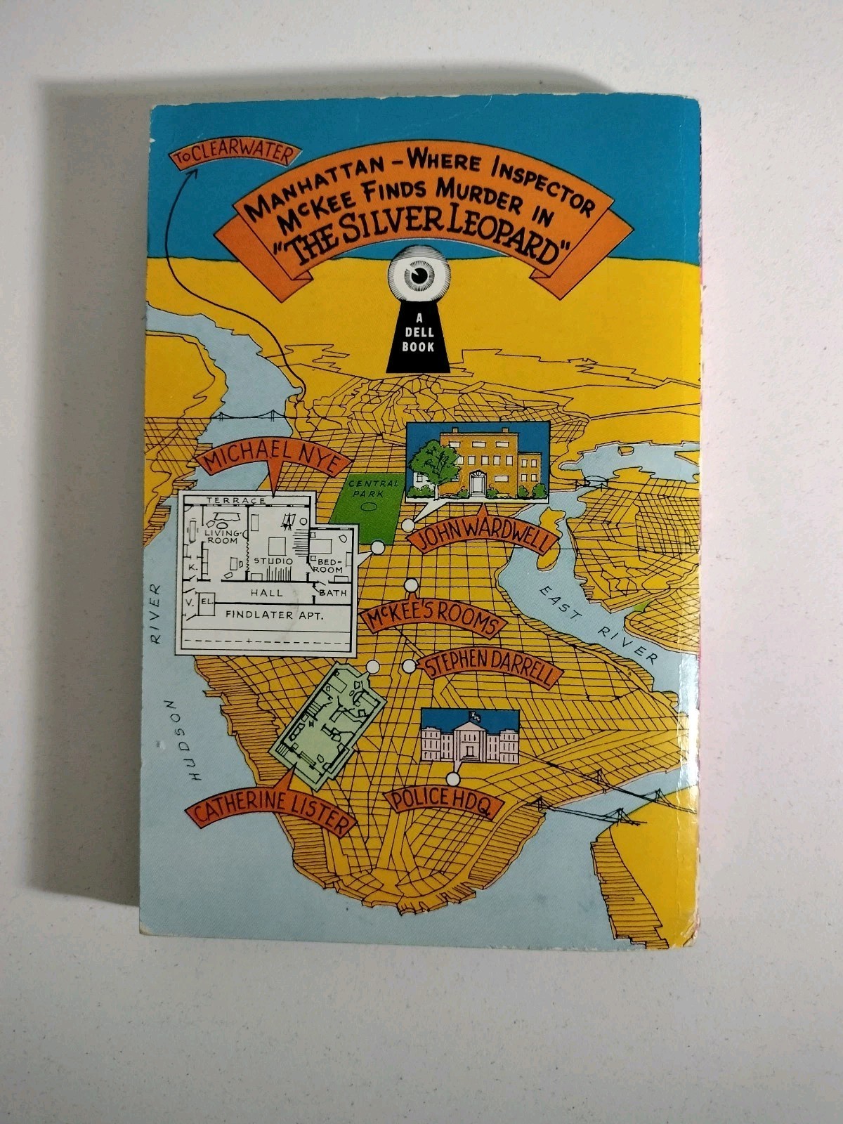 2 Dell Mapback lot The Silver Leopard, Captive Of The Sahara Vintage Mystery PB