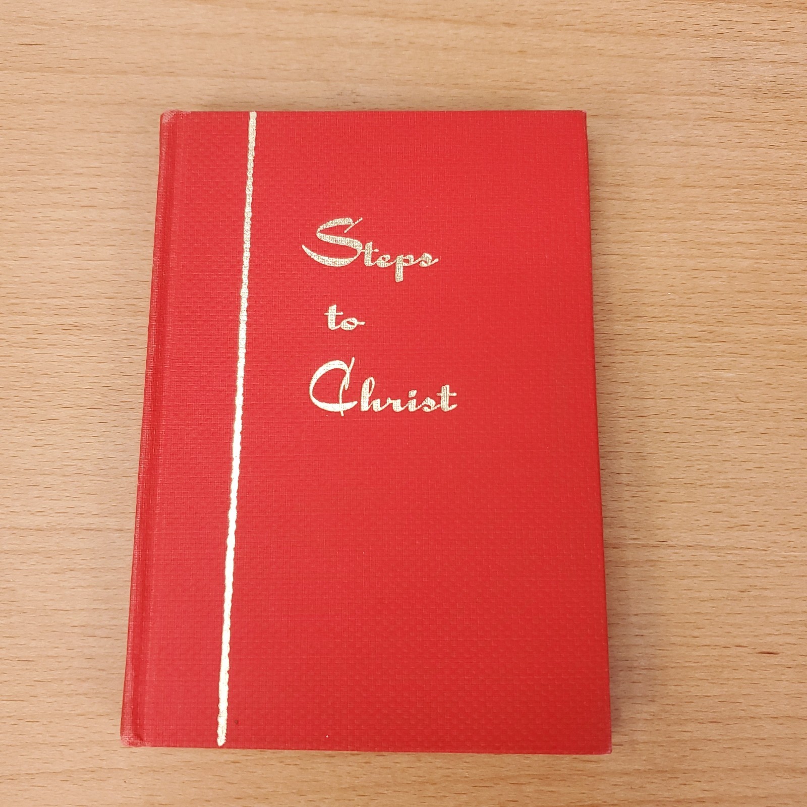 Steps to Christ – Ellen G. White – 1908 Review & Herald SDA Red Hardcover VG