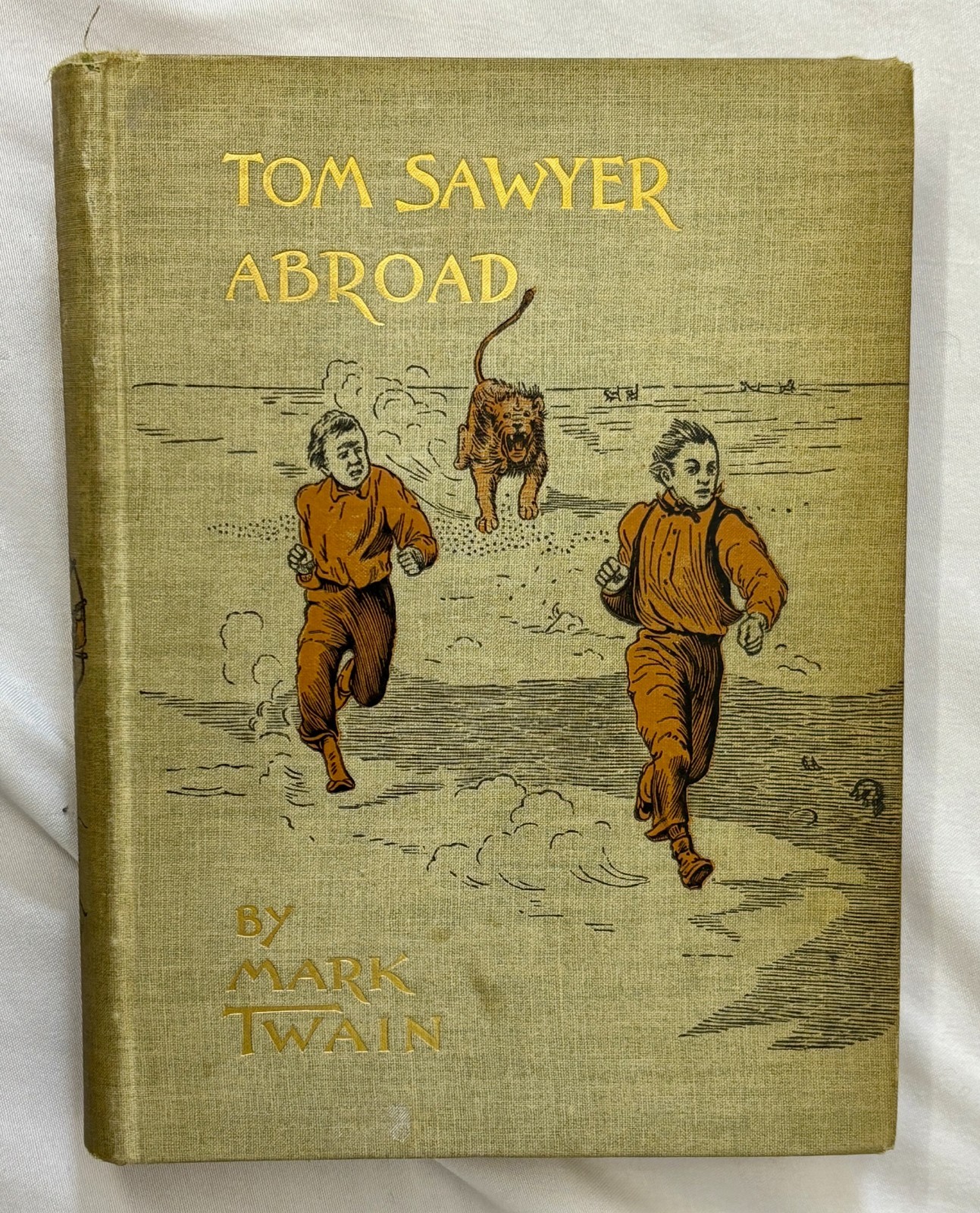 Mark Twain Tom Sawyer Abroad Charles Webster NY 1894 VG USA 1/1