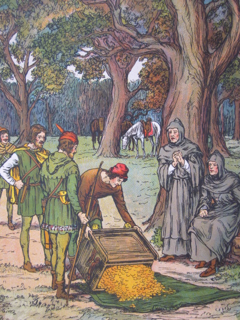 1916 „Robin Hood and His Merry Men“ Wonderful Illustrations by Alice Carsey
