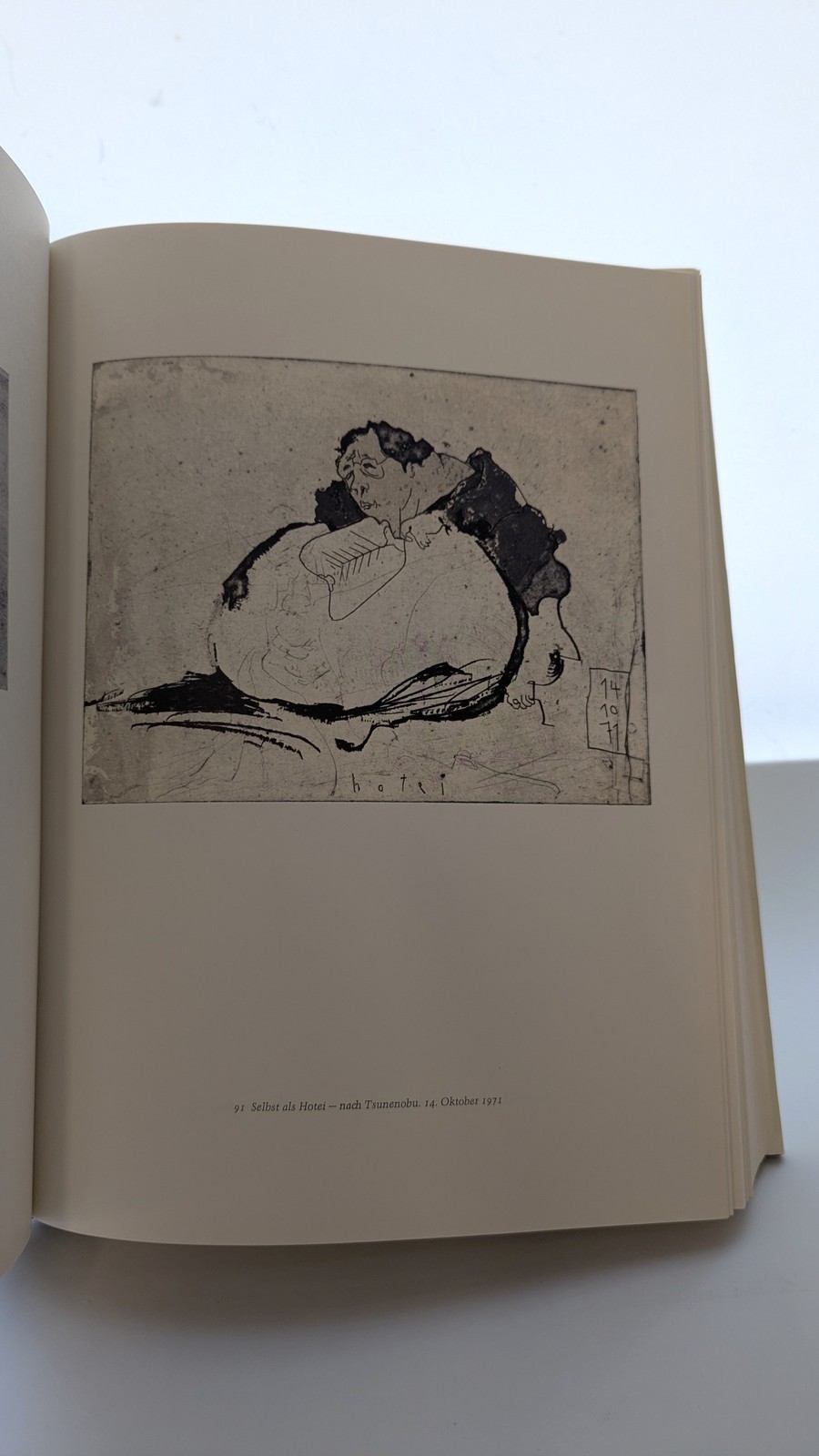 Horst Janssen. The copy.