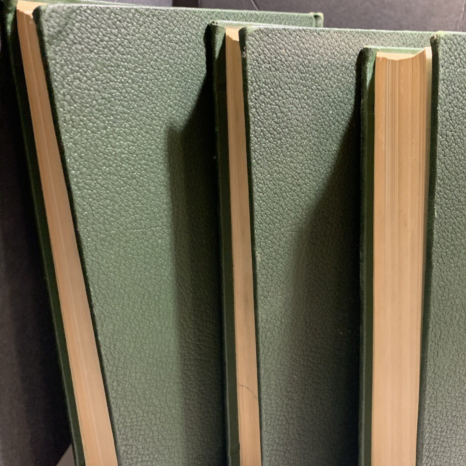 The American Educator Encyclopedia Books 4, 5 And 10 Embossed Dark Green 1932